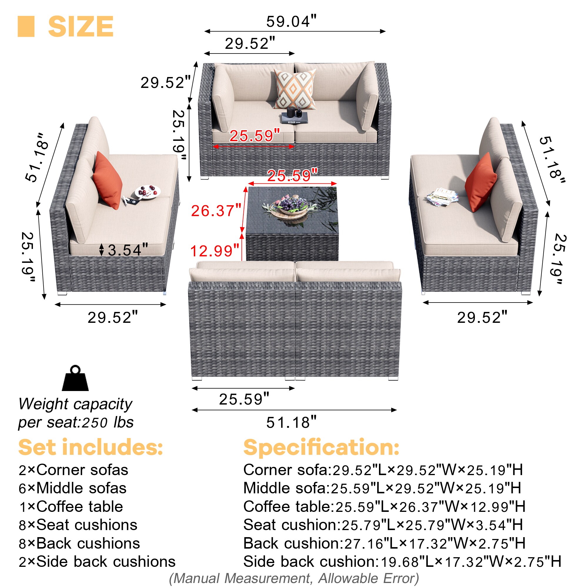 Pouuin SHOP6-7-BOX3 Patio-Sofas-Daybeds - View #9