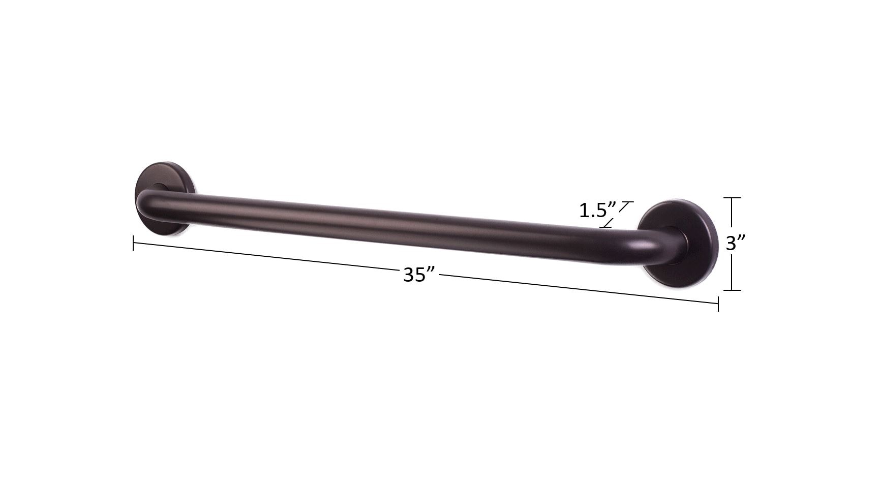 CSI Bathware BAR-SB32-TW-150-OB Grab-Bars - View #3
