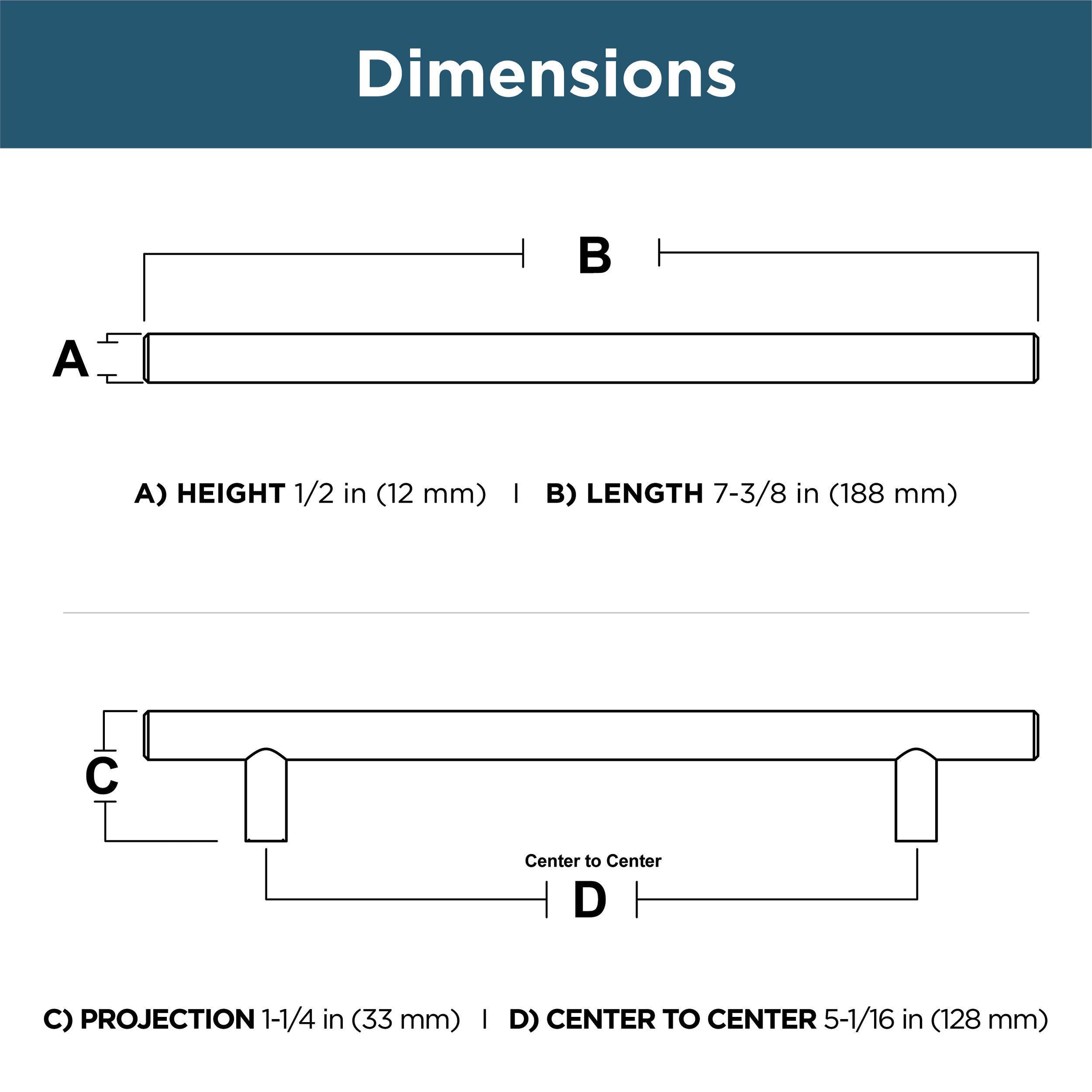 Franklin Brass P01026Z-FBA-B Cabinet-Pulls - View #7