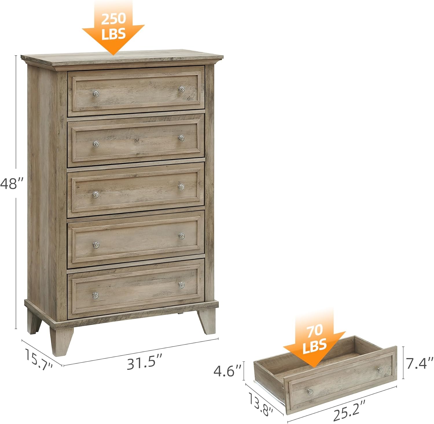 Qeetex LHF-DG-PCMK98U13 dressers - View #2