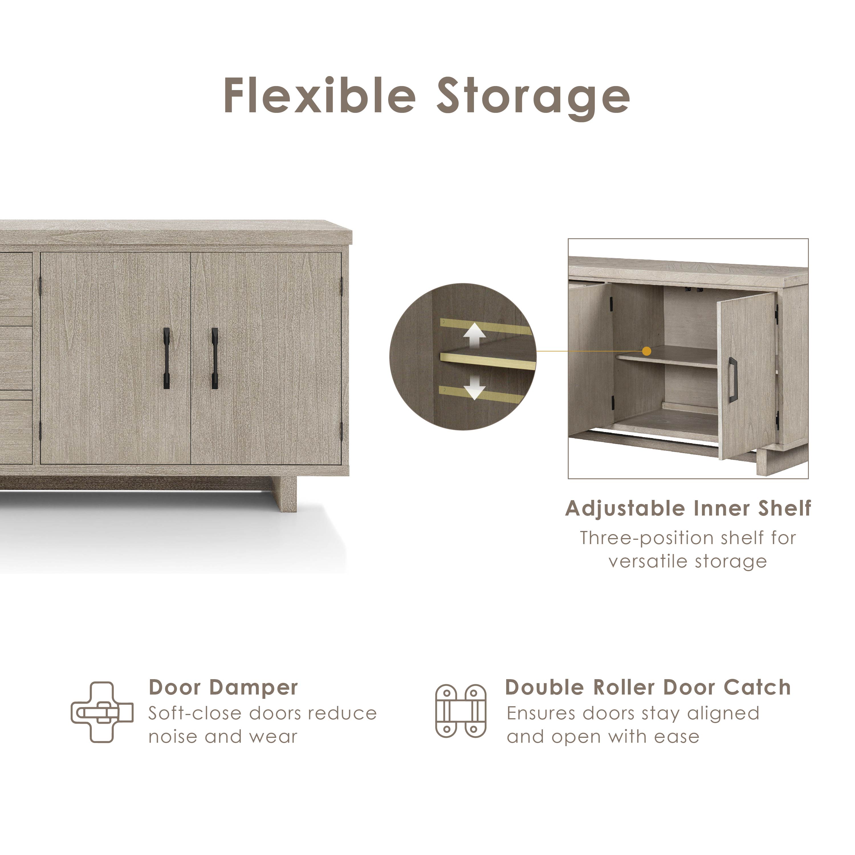Furniture of America IDF-N3410NT-SV Dining-Kitchen-Storarge - View #13