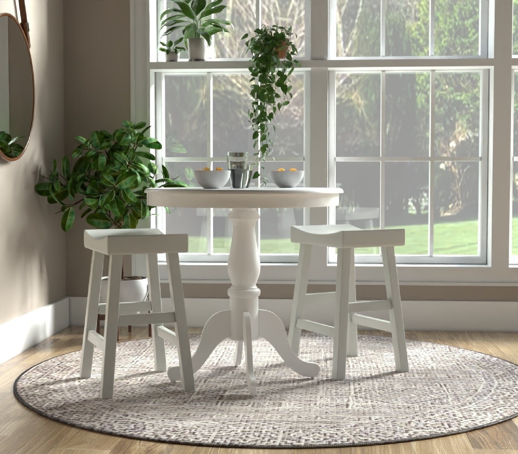 Carolina Cottage 3636B-PW Dining-Tables - View #6