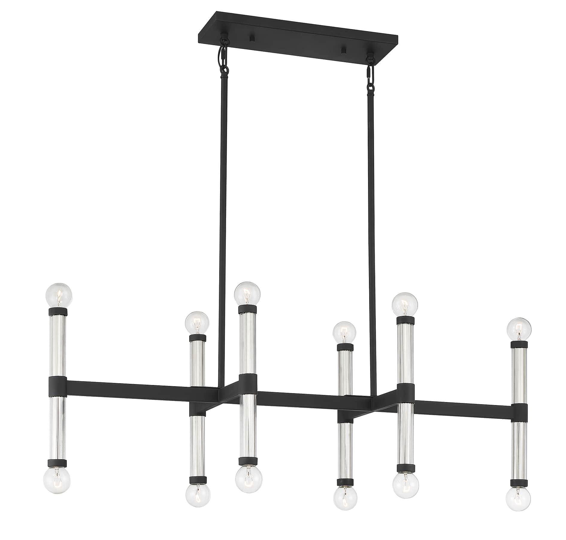Savoy House L1-6732-12-89 Kingsburg 12-Light Linear Chandelier (RELEASED)