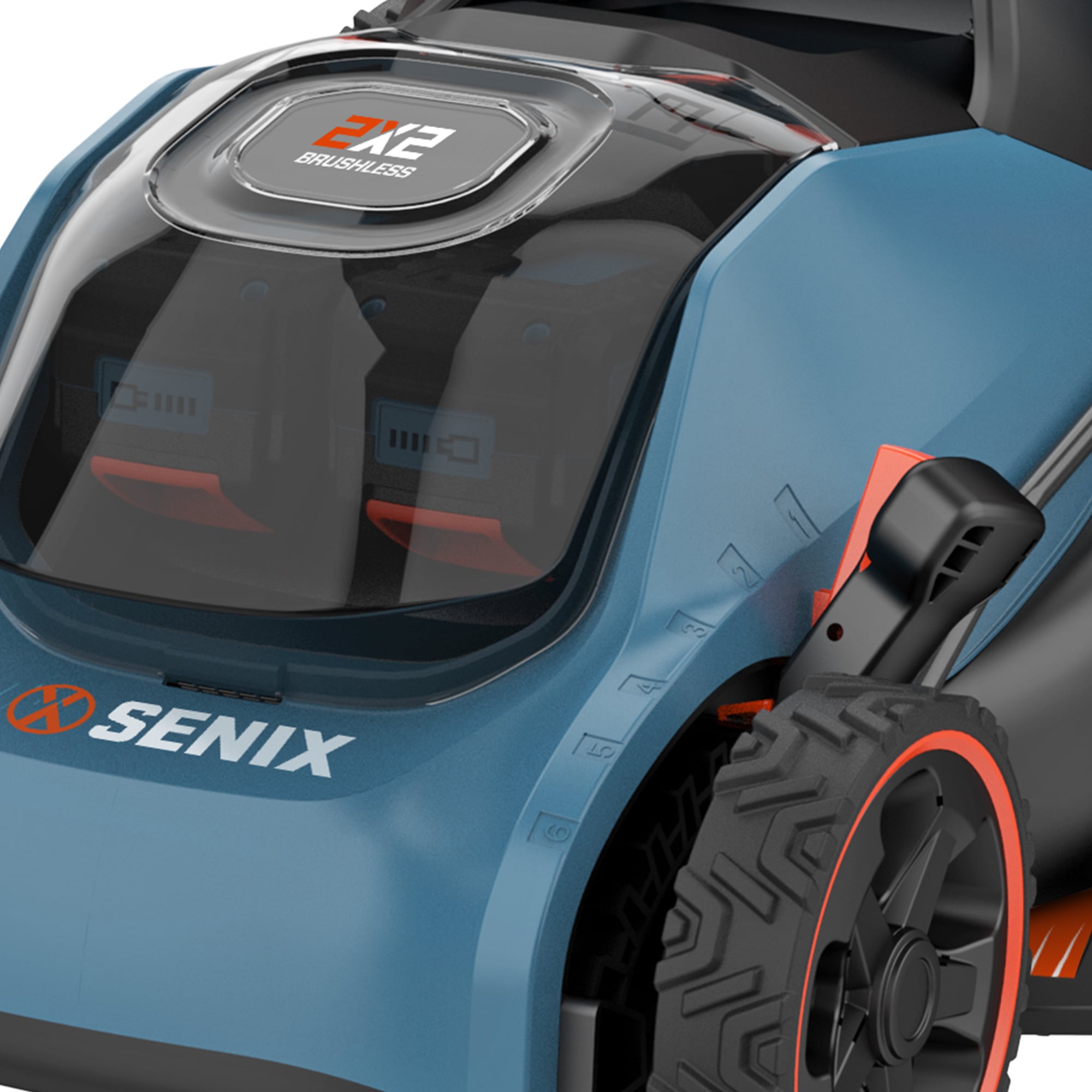 SENIX LPPX2-M4 Cordless-Elec-Push-Mowers - View #3