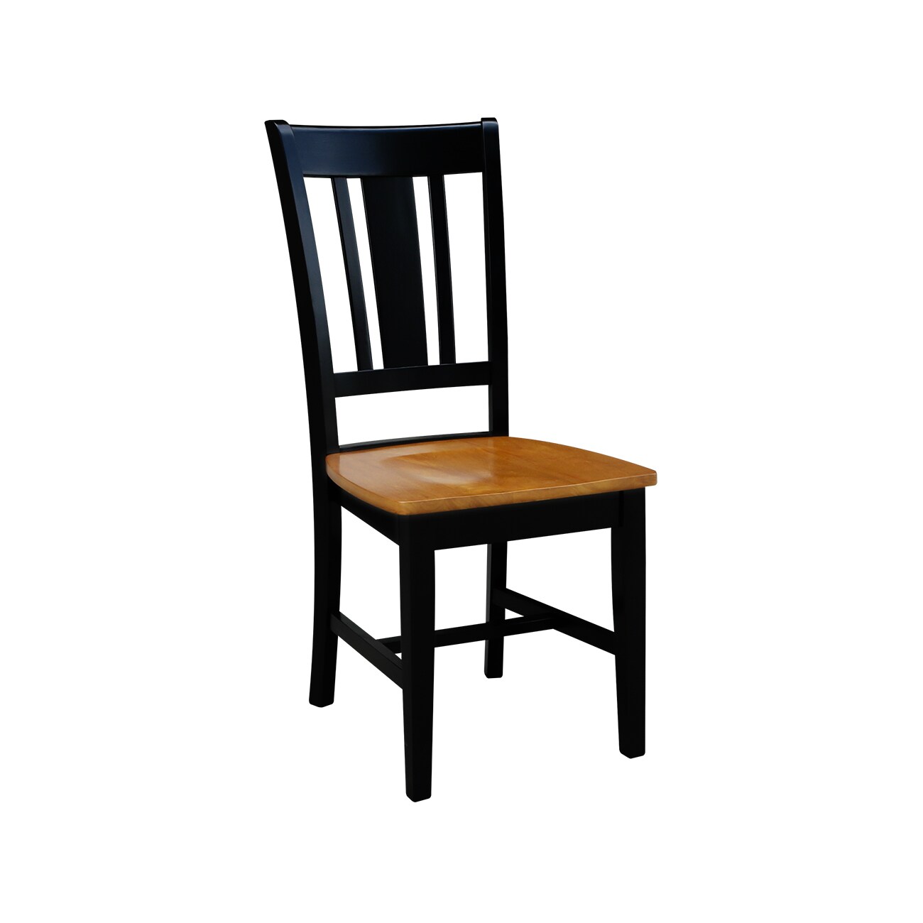 International Concepts Set of 2 Traditional Dining Side Chair (Wood ...