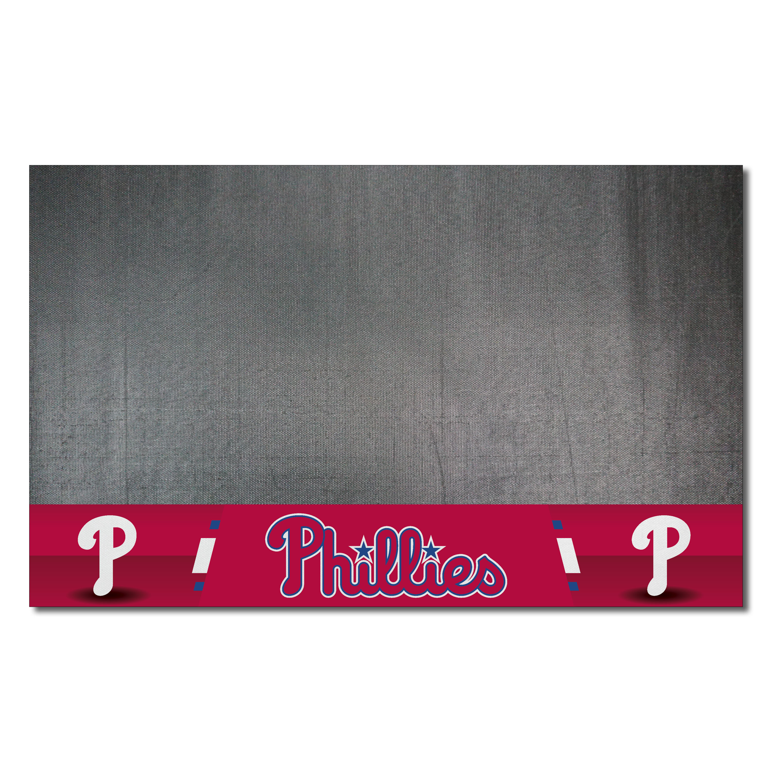 FANMATS 12164 Philadelphia Phillies MLB Grill Mat Red Vinyl Rectangular Grill Mat
