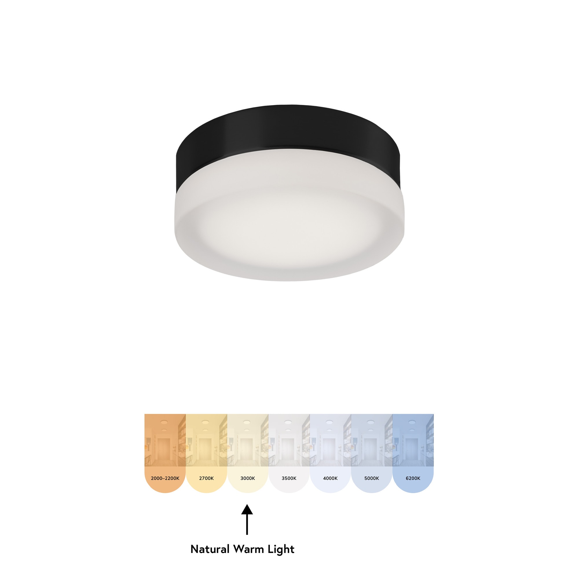 Kuzco Lighting FM3506-BK flushmounts - View #7