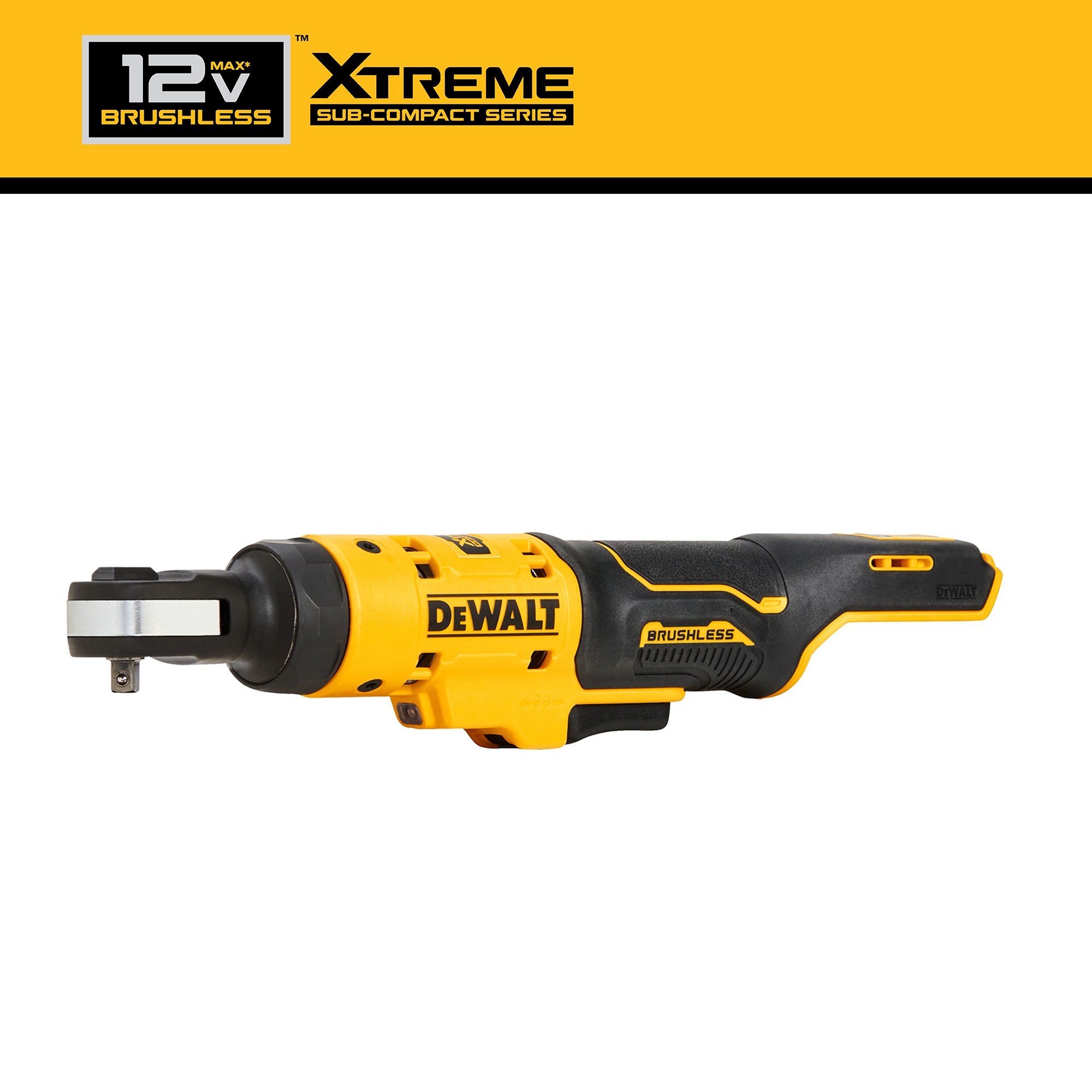 DEWALT XTREME 12 volt Max Variable Brushless 1 4 in Drive Cordless Ratchet Wrench Battery Not Included and Charger Not Included DCF504B at Lowes