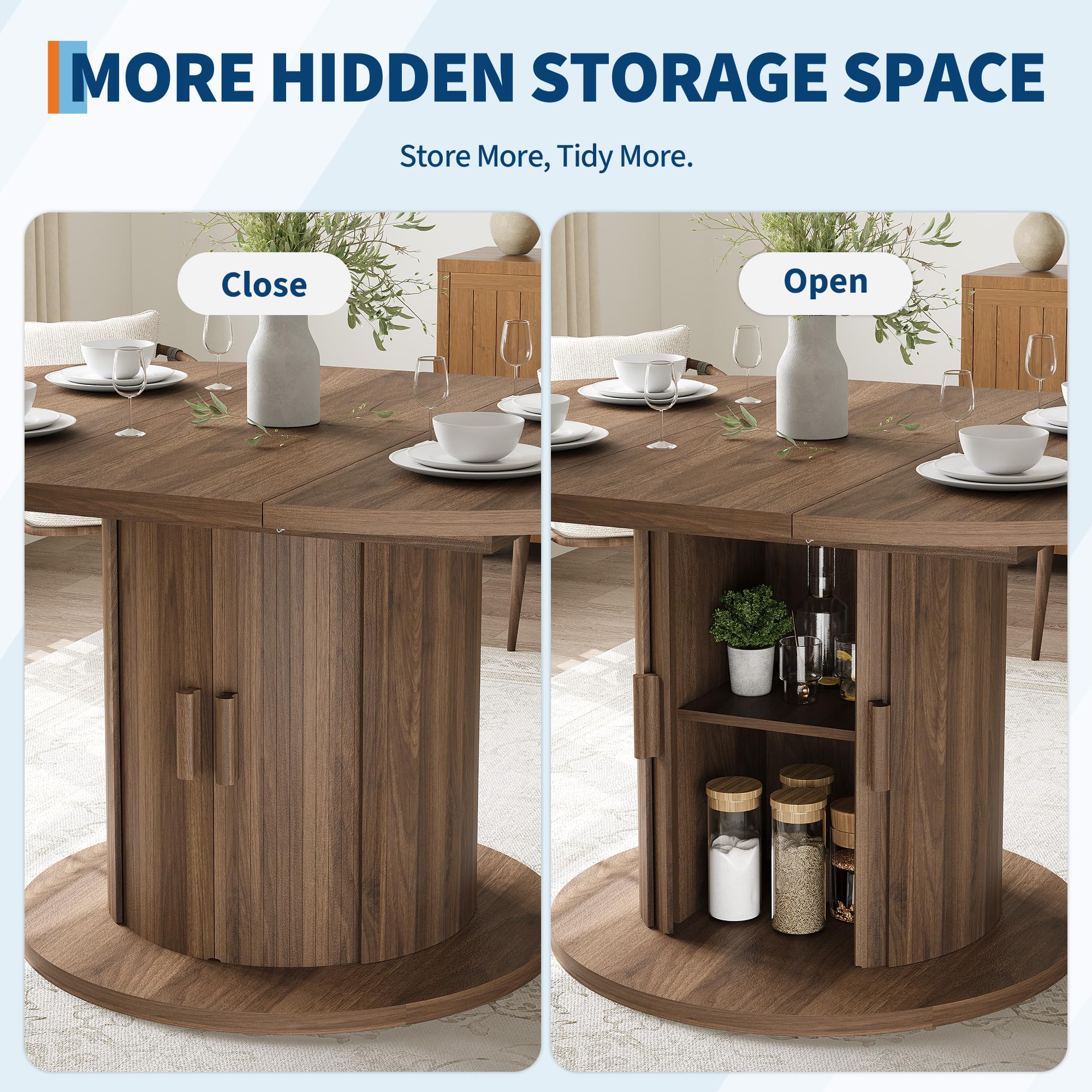 GarveeLife CLJ-8UVM95ZPL6L36N-D Dining-Tables - View #5