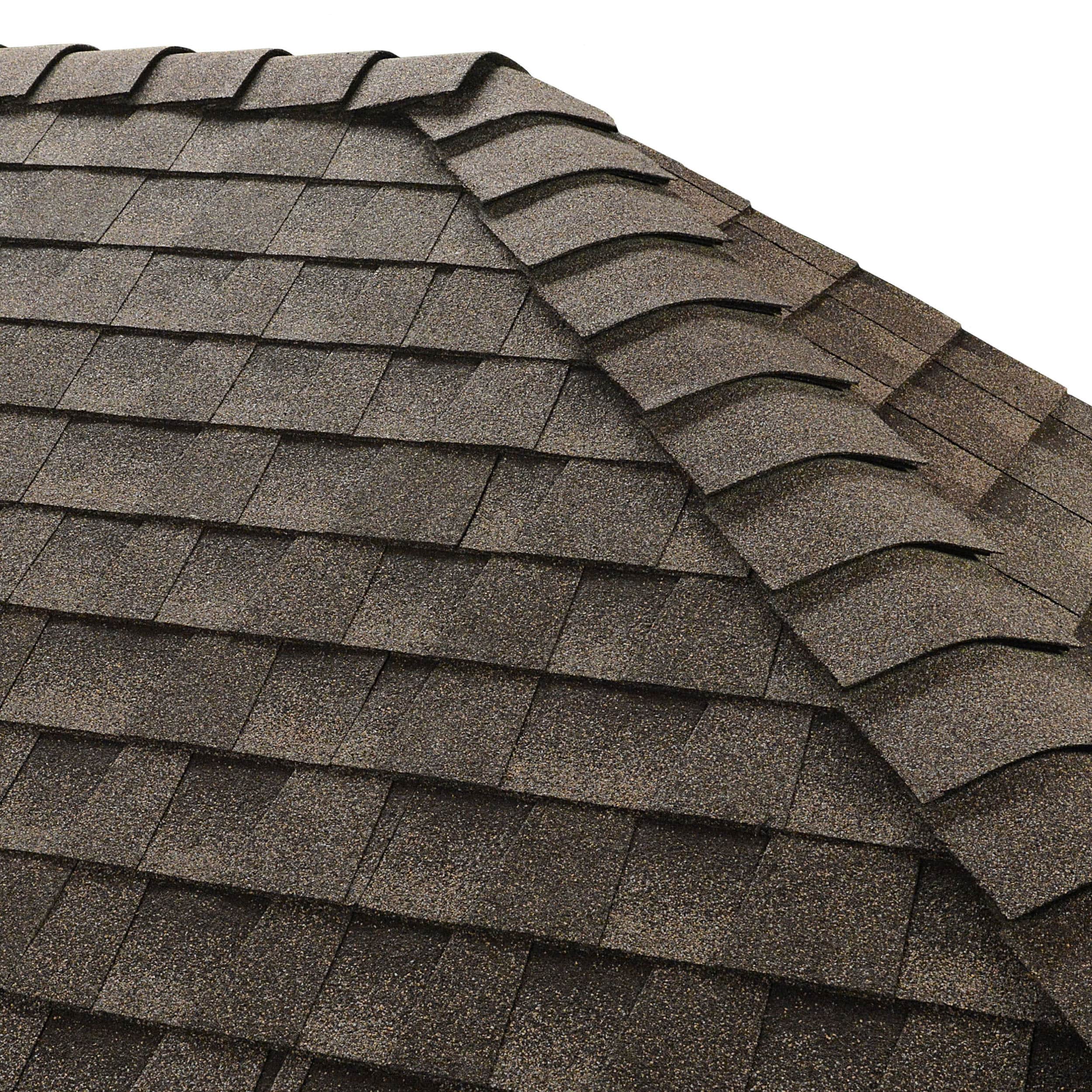 GAF 0860477 Z Ridge Mission Brown Hip Ridge Roof Shingles ( 33-lin ft per Bundle )