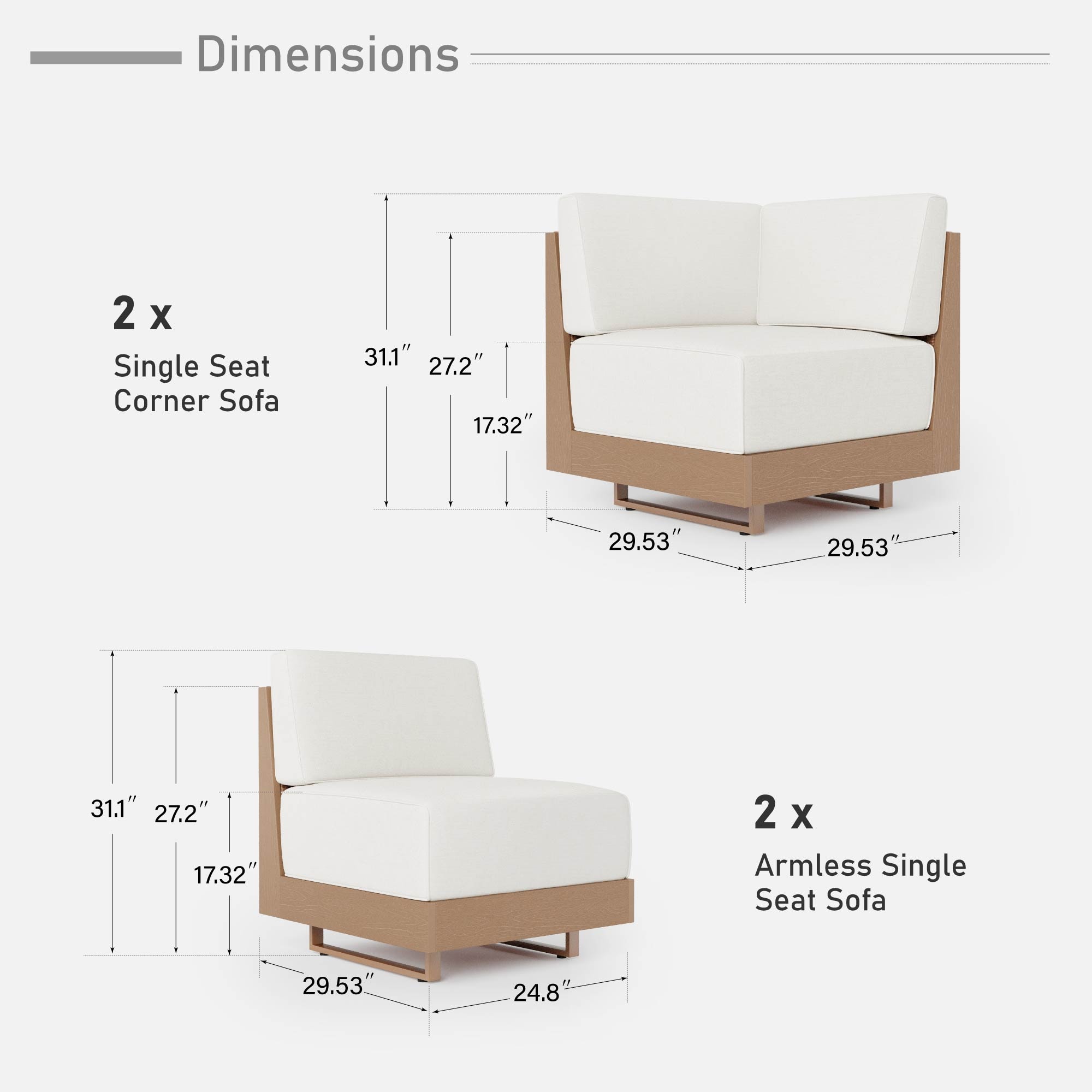 Sunshine Valley CPE002-01-4-BR Patio-Conversation-Sets - View #10