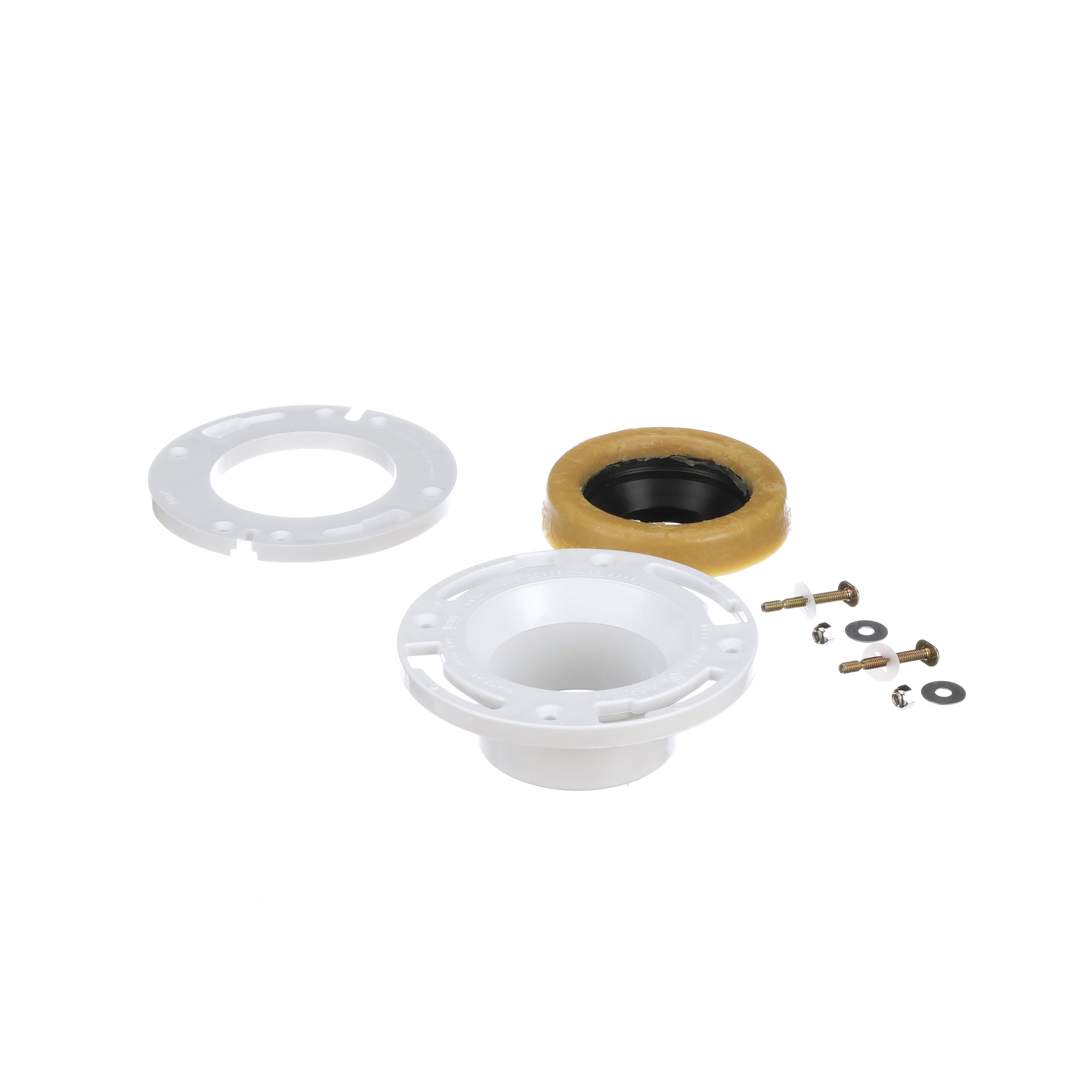 Oatey 4-in White PVC Toilet Flange Spacer Kit In The Toilet, 49% OFF