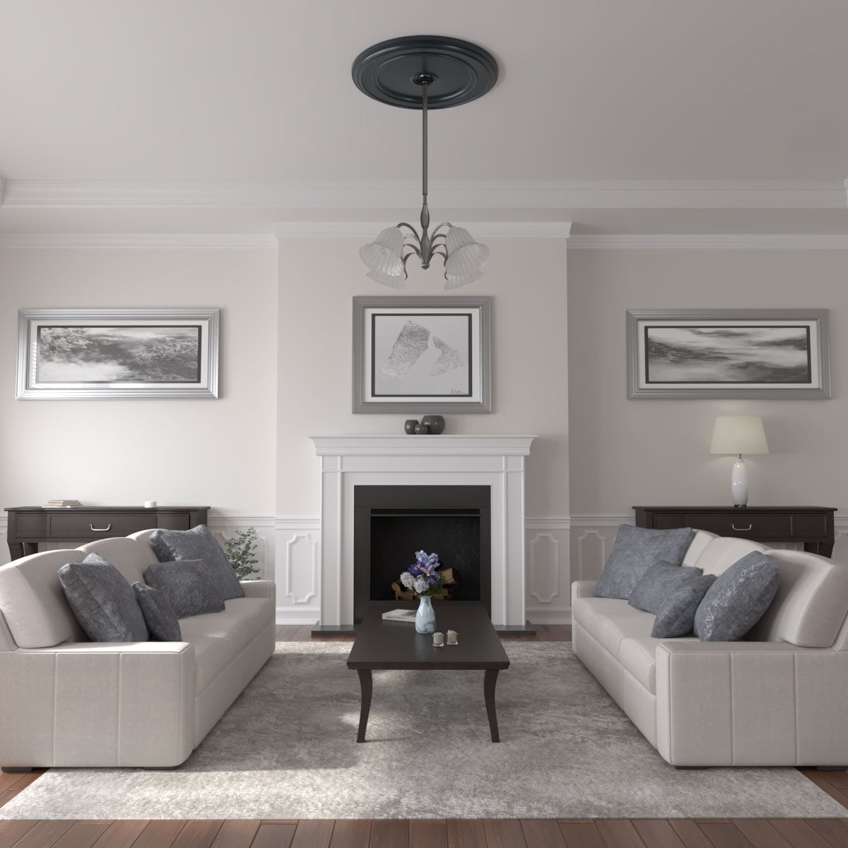 Ekena Millwork CM41CLNSF Ceiling-Medallions - View #4