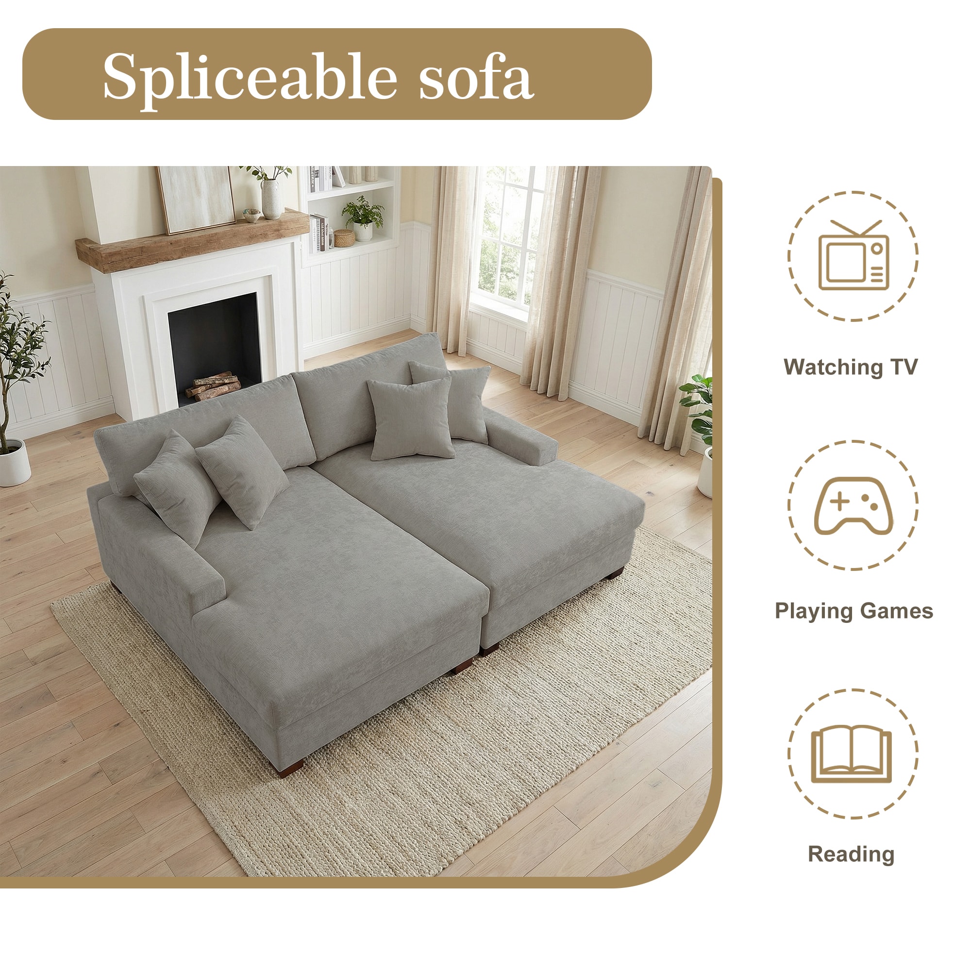 Dreamsidea LS-CS07C-K-05 Sofas-Loveseats - View #6