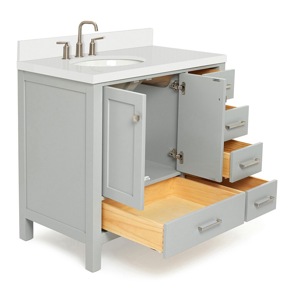 ARIEL A037SLWQOVOGRY Bath-Vanity-Combo - View #5