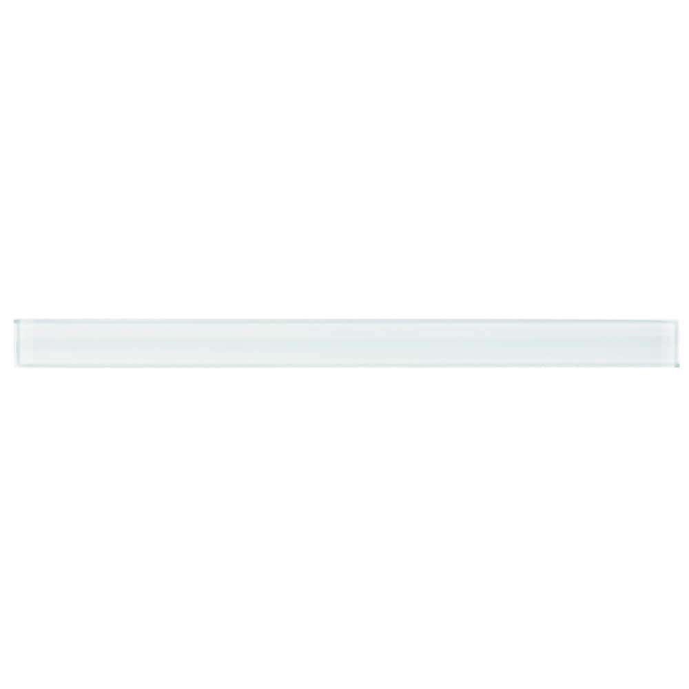 Elida Ceramica Spotlight Glass Pencil Liner Tile (1-in x 12-in)