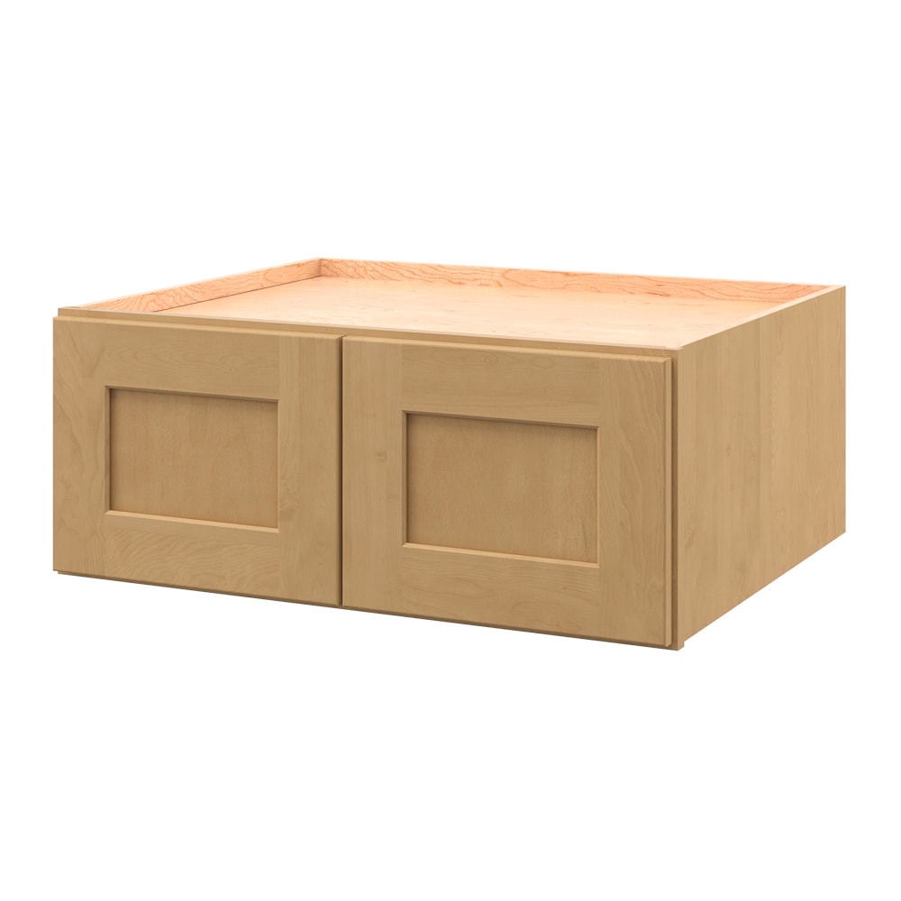 allen + roth 809IB Innsbrook 30-in W x 12-in H x 24-in D Rye Wall Fully assembled Cabinet (Flat Panel Shaker)