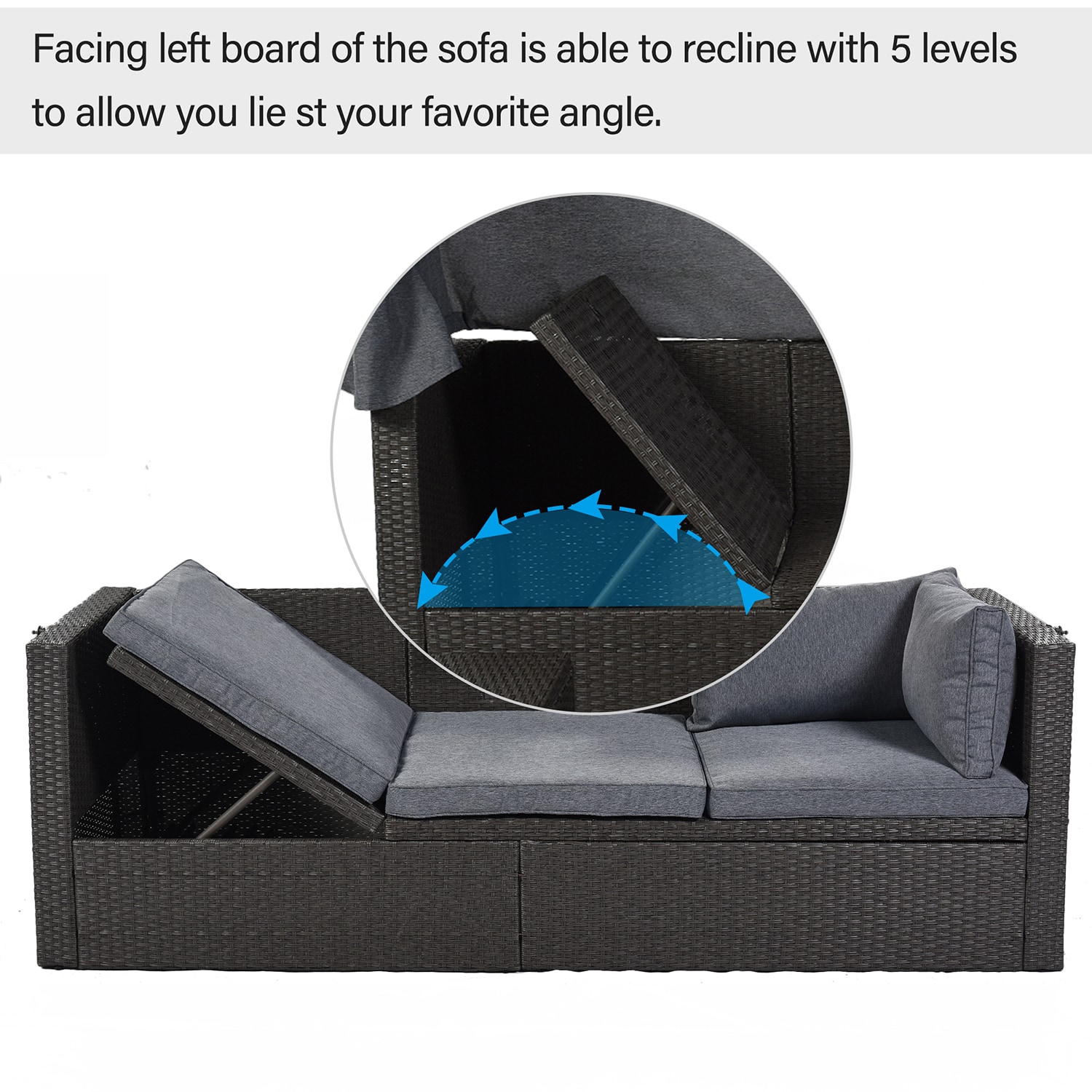SINOFURN SYA020394GY Patio-Sofas-Daybeds - View #6