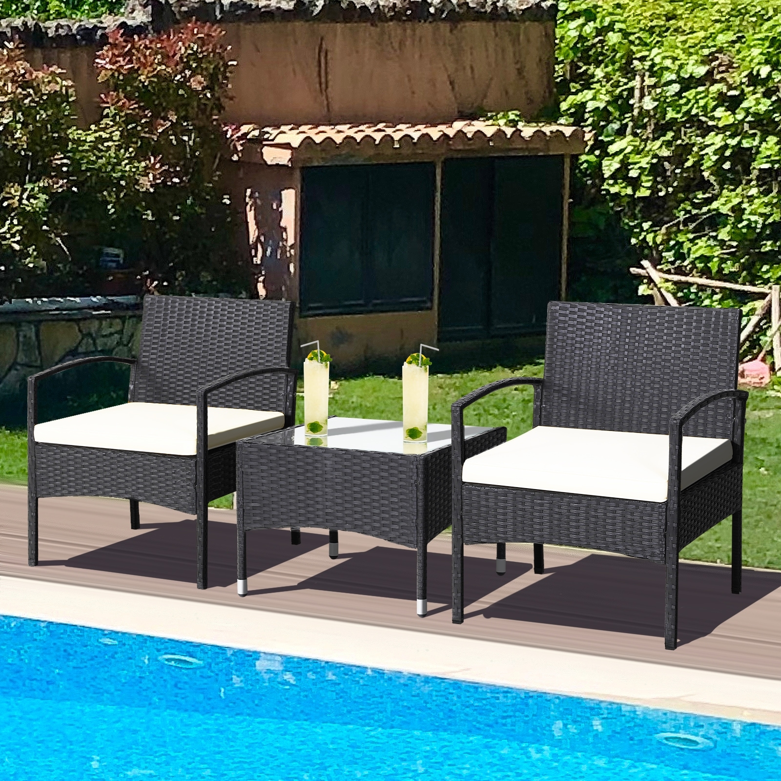 Slickblue D-CO-HW26986WH Patio-Conversation-Sets - View #3