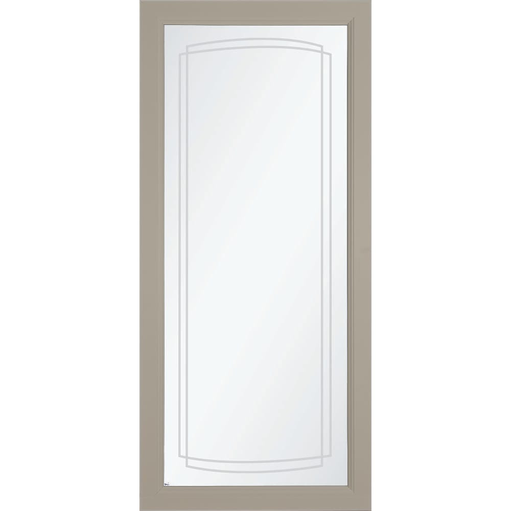 Signature Selection 36-in x 81-in Sandstone Full-view Interchangeable Screen Aluminum Storm Door in Brown | - LARSON 14914092