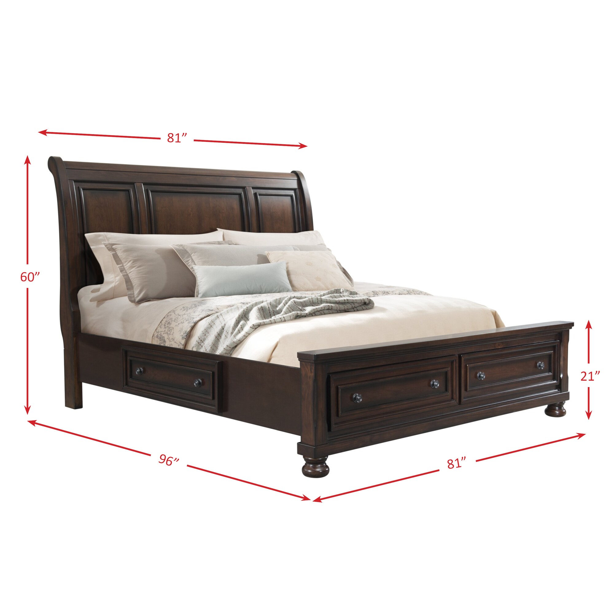 Picket House Furnishings Kingsley Walnut King Bedroom Set in the ...