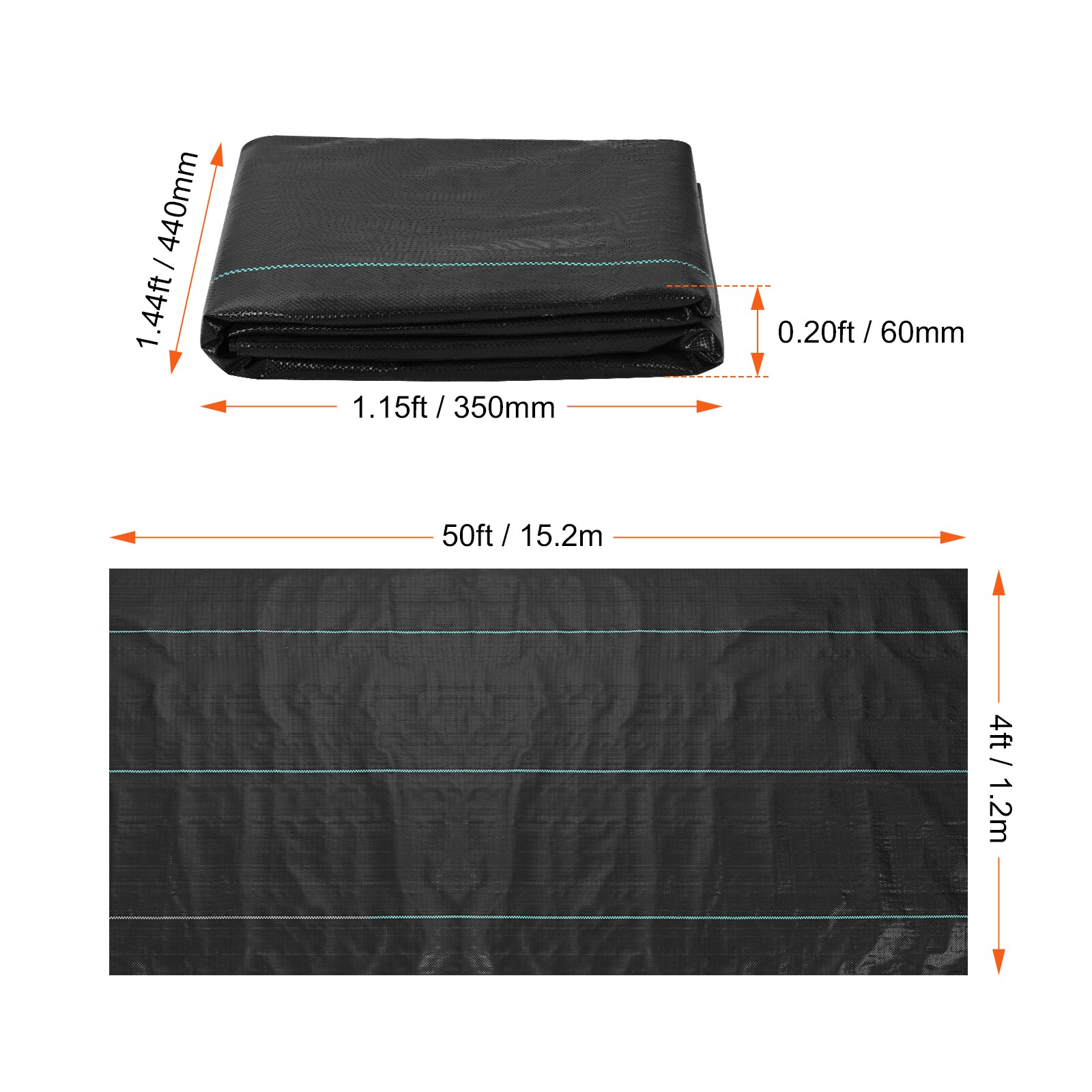 VEVOR JBXBZ450FT3207LCGV0 Landscape-Fabric - View #4