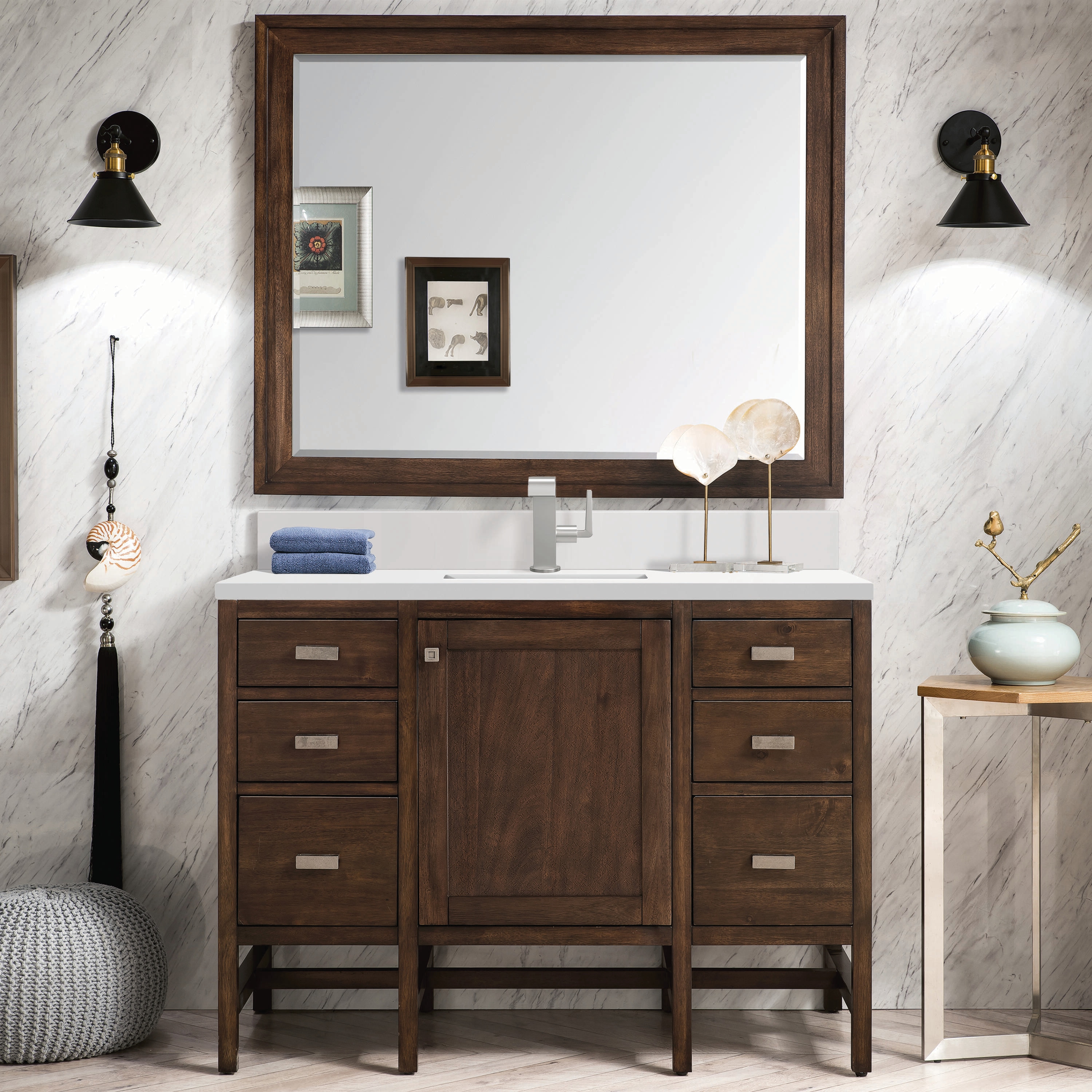 James Martin Vanities E444-V48-MCA-1WZ Bath-Vanity-Combo - View #2
