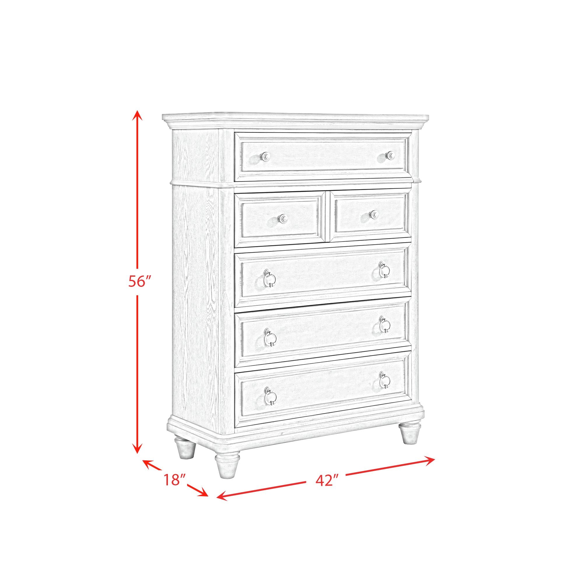 Picket House Furnishings B-11360-3-KB-5PC Bedroom-Sets - View #11