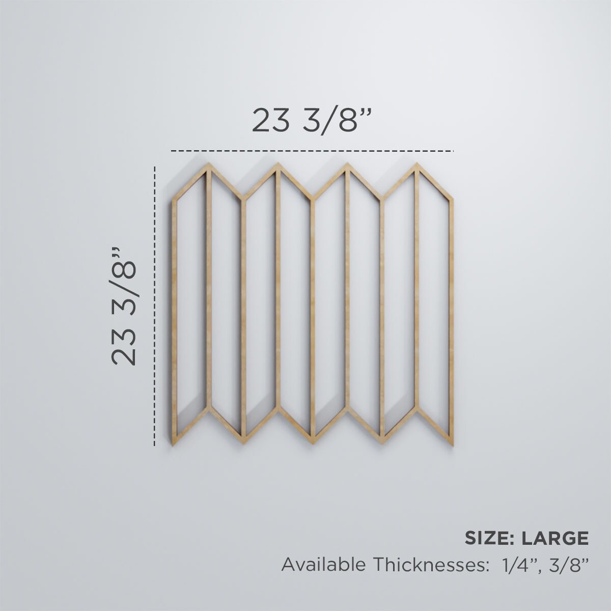 Ekena Millwork WALW24X24X0375CRECH Wall-Panels - View #3