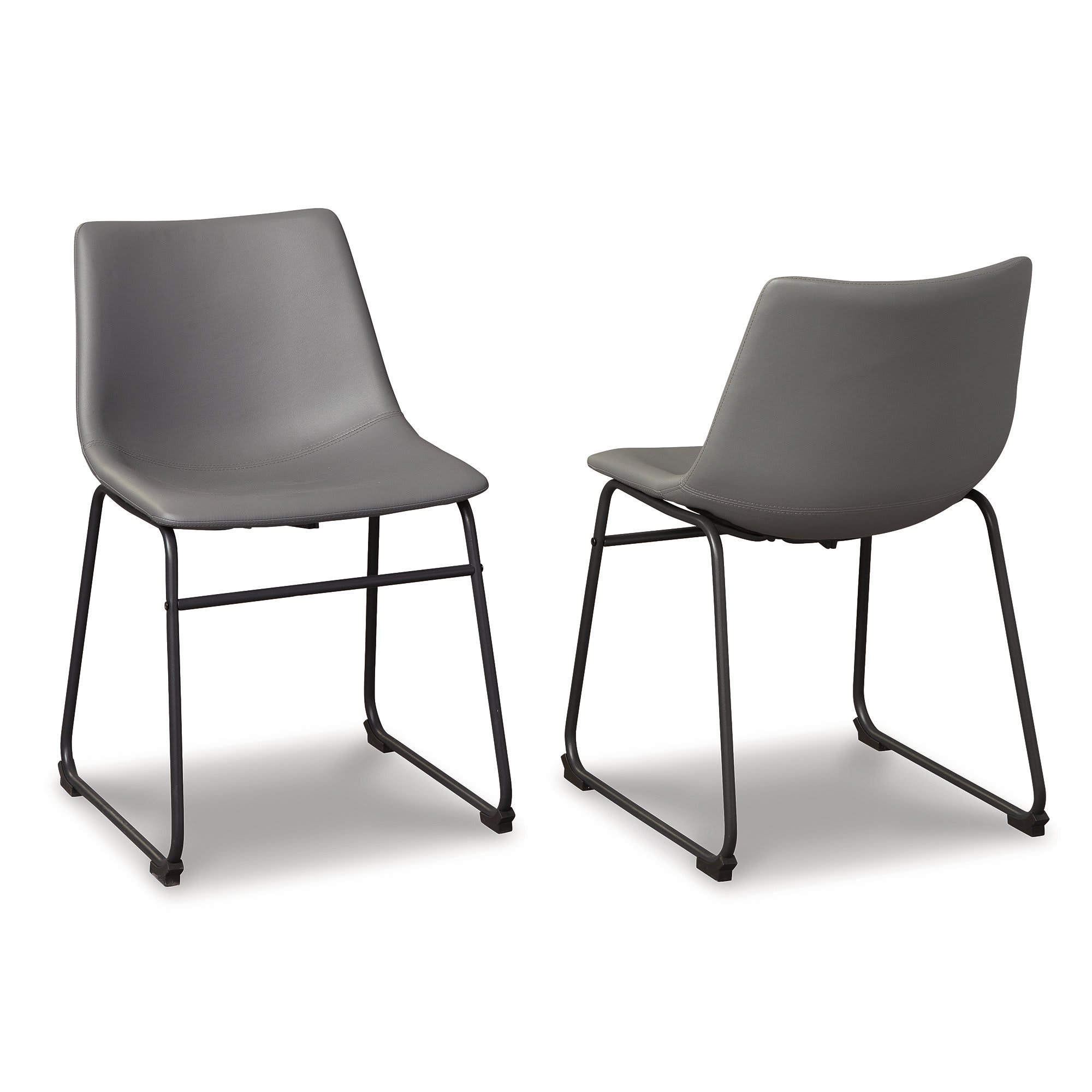 Signature Design by Ashley 80-273D Centiar Black/Gray Dining Chair Set of 2