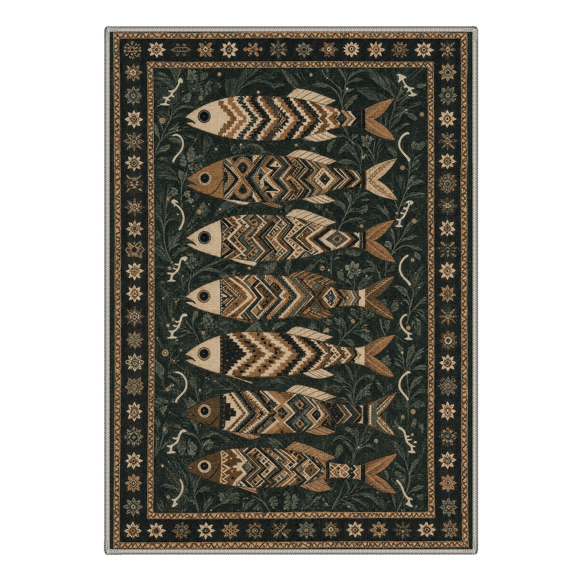 BAVNI ARB3254-BLACK-2X3 rugs - View #6