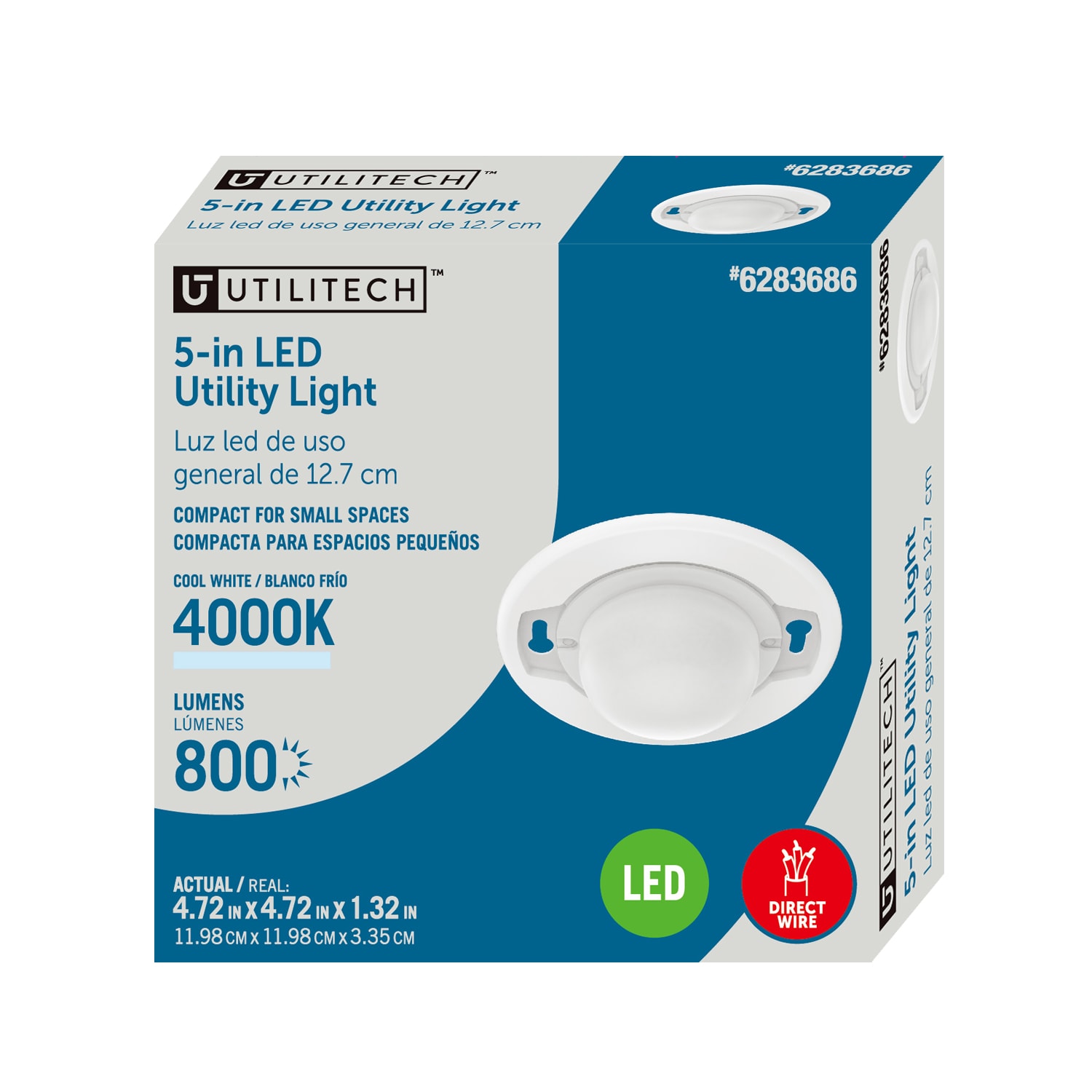 Utilitech MXL1219-L65K8040 Ceiling-Light-Mounts - View #4