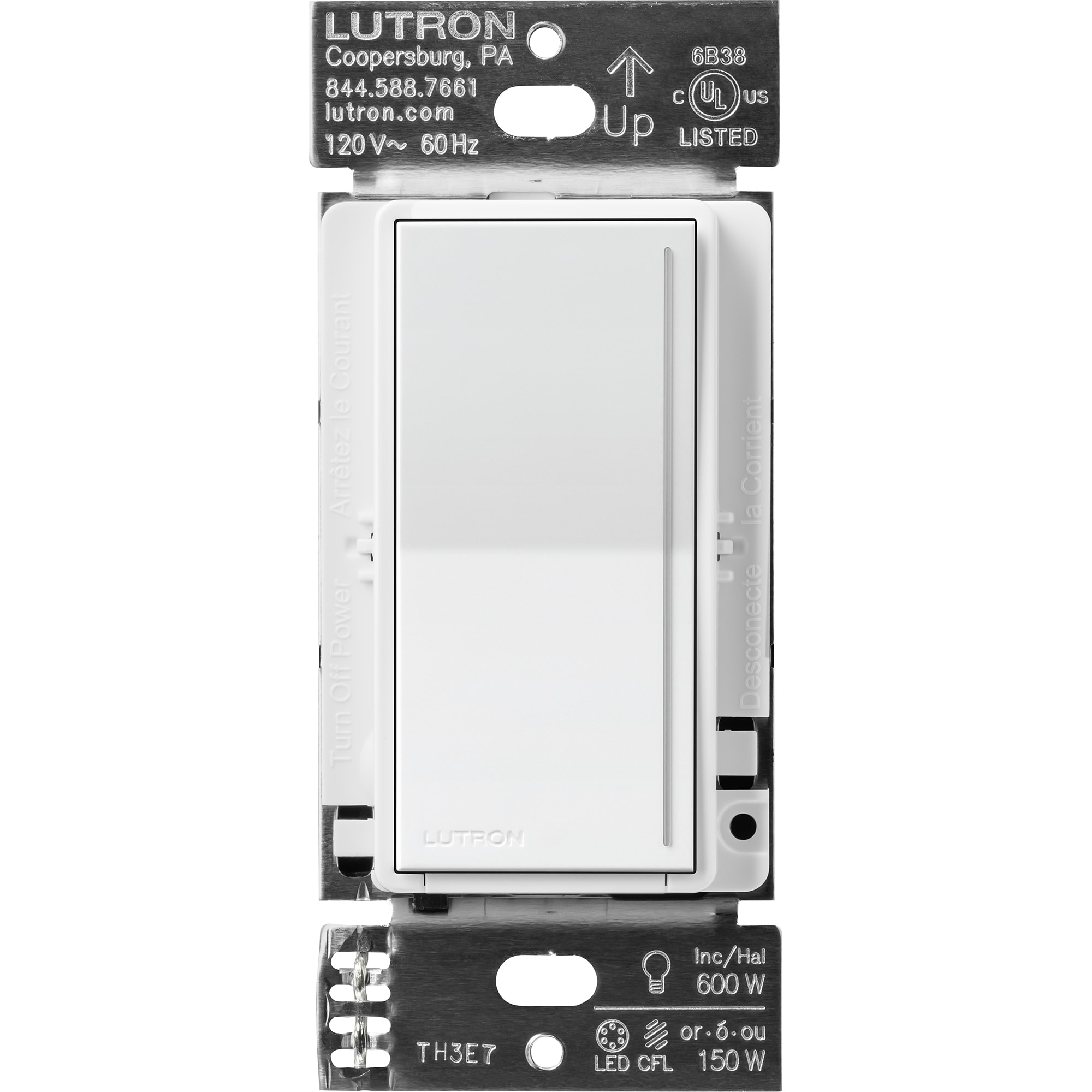 Lutron Sunnata Multi-location LED Illuminated Touch Light Dimmer Kit, White (3-Pack) STCL-153MS-WH-3 simolary.com 26 Lutron Sunnata Multi-location LED Illuminated Touch Light Dimmer Kit, White (3-Pack) STCL-153MS-WH-3 Simolary simolary.com 26
