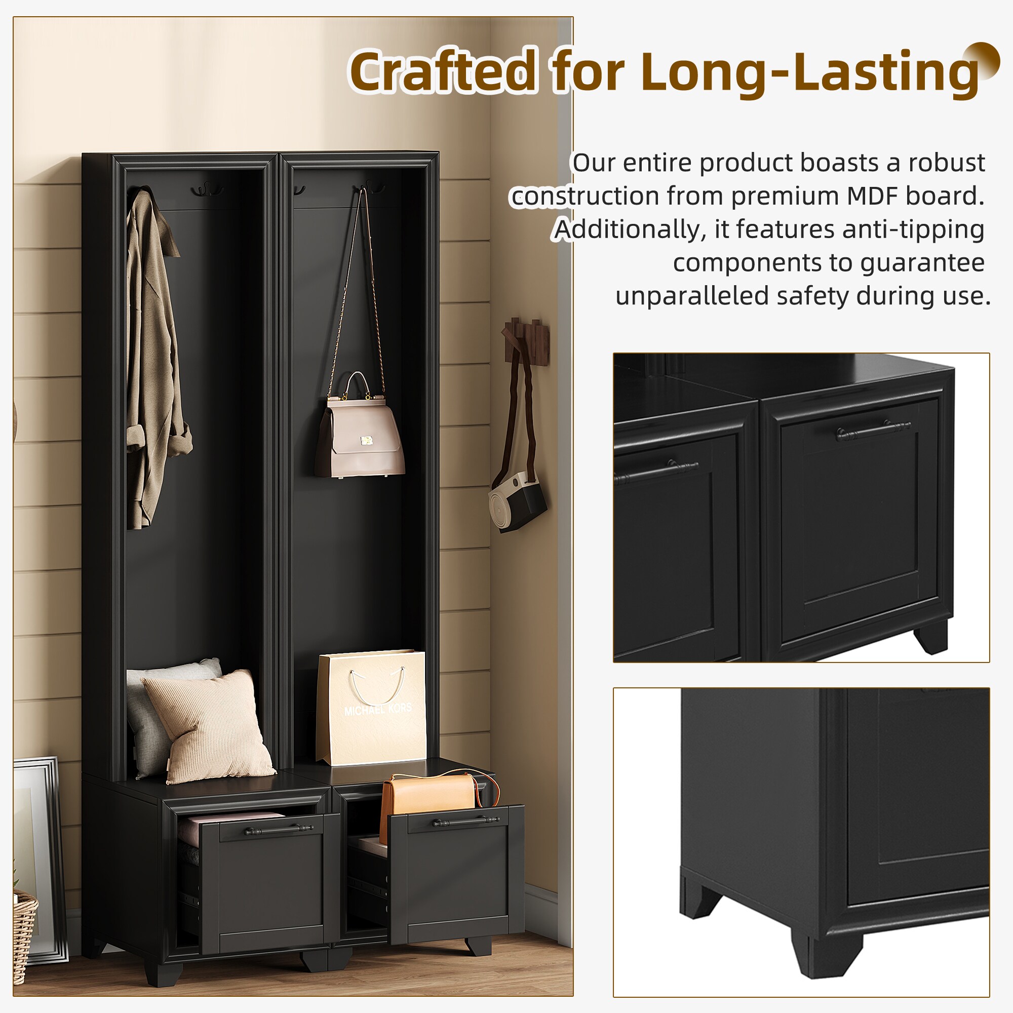 Bybafun YA2500151 Hall-Trees - View #8