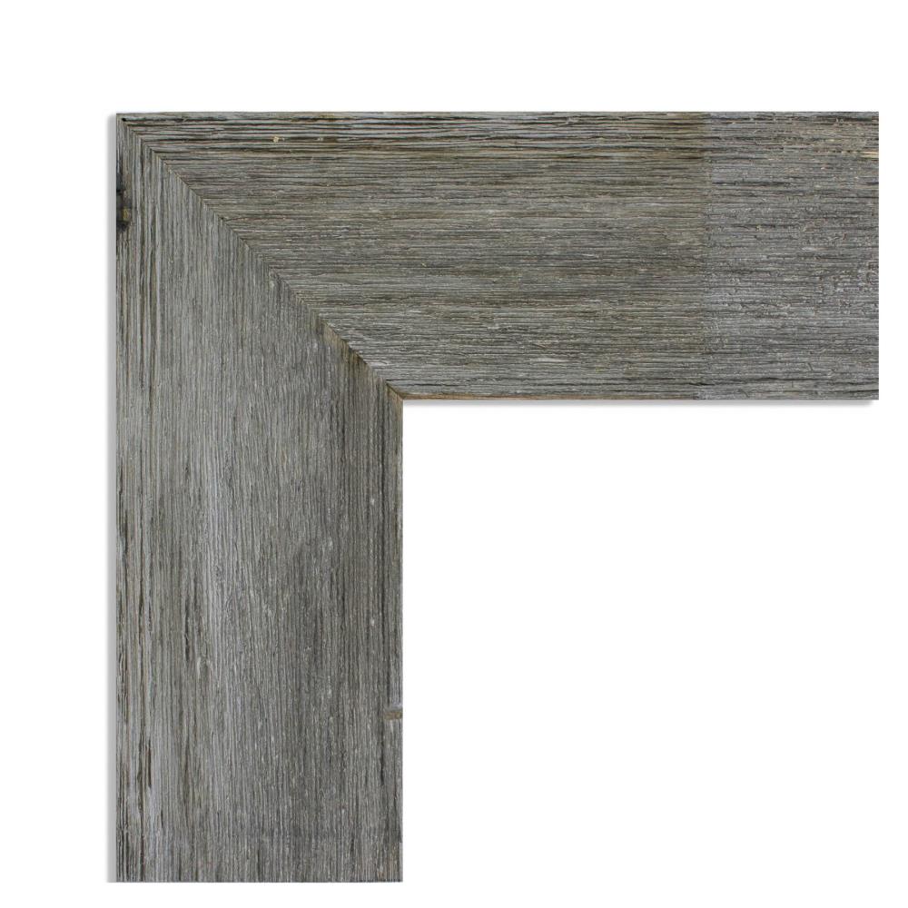 Amanti Art Fencepost Grey Frame Collection 43-in W x 31-in H Landscape ...