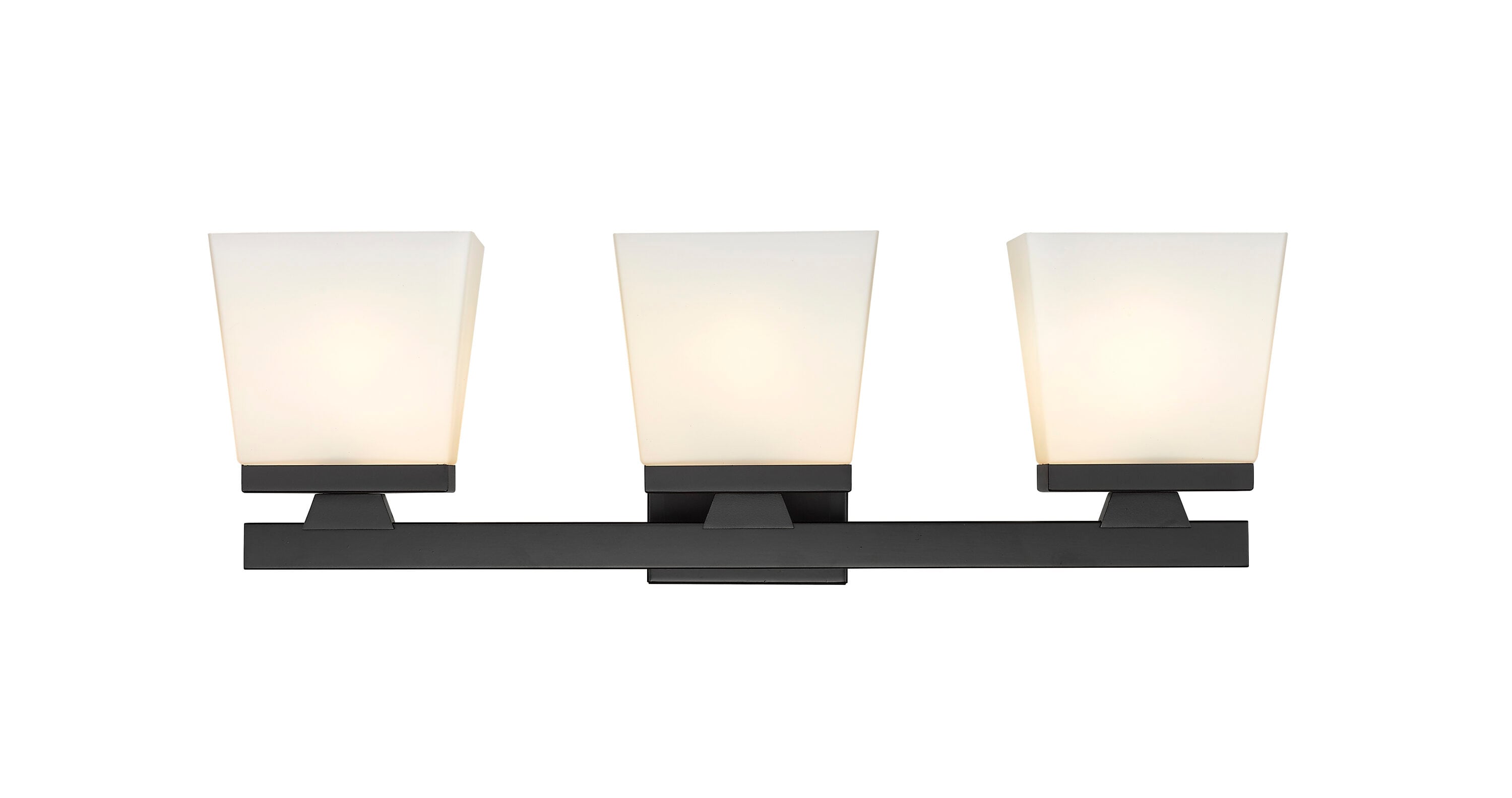 Z-Lite 1937-3V-MB Astor 23-in 3 -Light Matte Black Farmhouse Vanity light