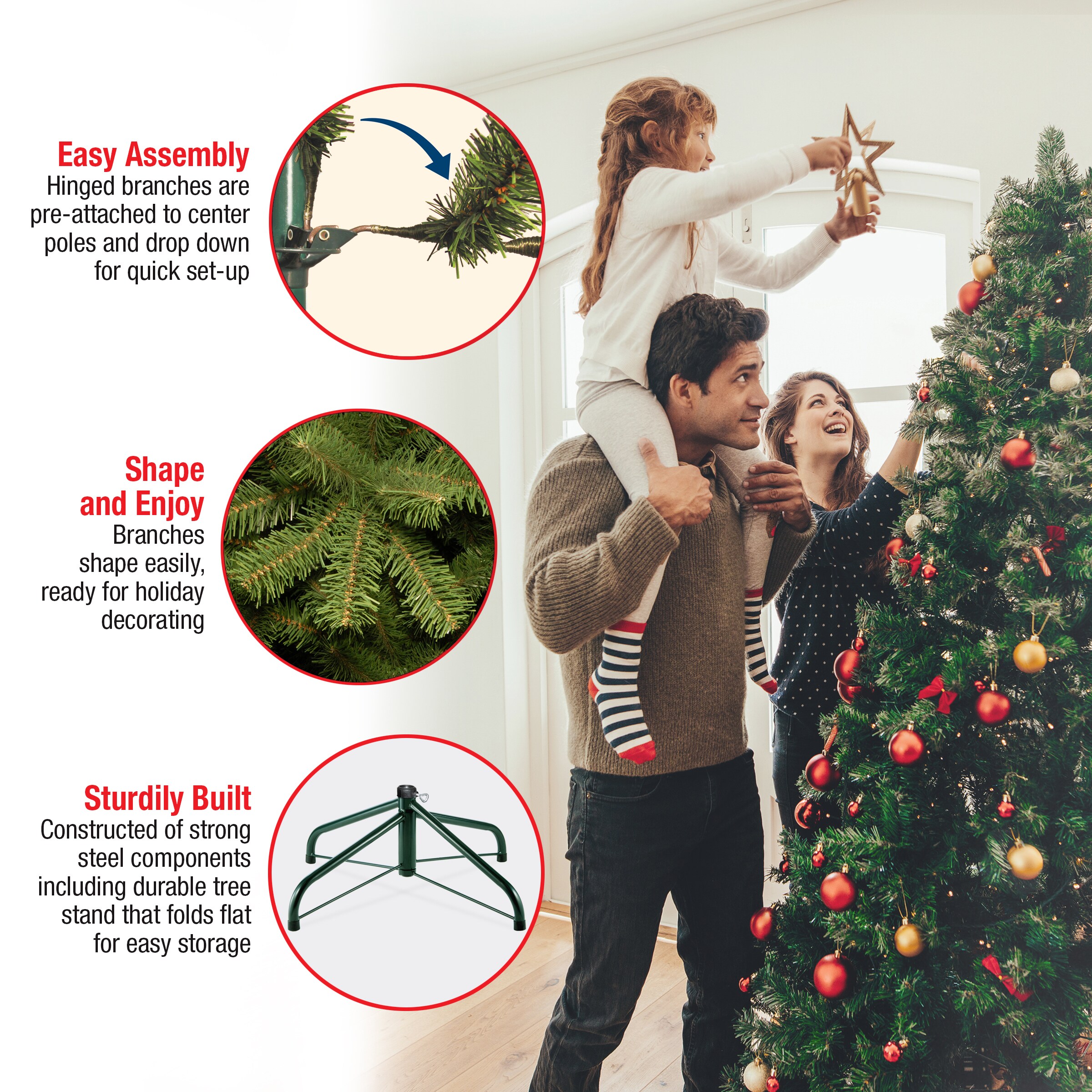 National Tree Company WCH7-300-75 Artificial-Christmas-Trees - View #6