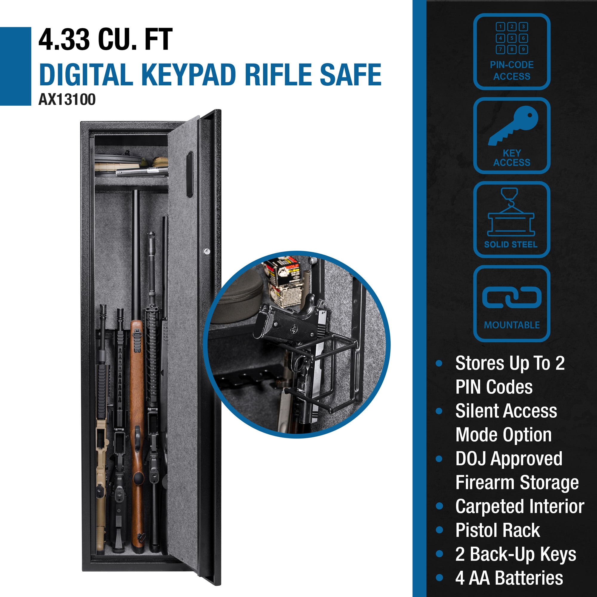 LOVMOR SF-Y-B2734P254817 Cash-Check-Safes - View #6