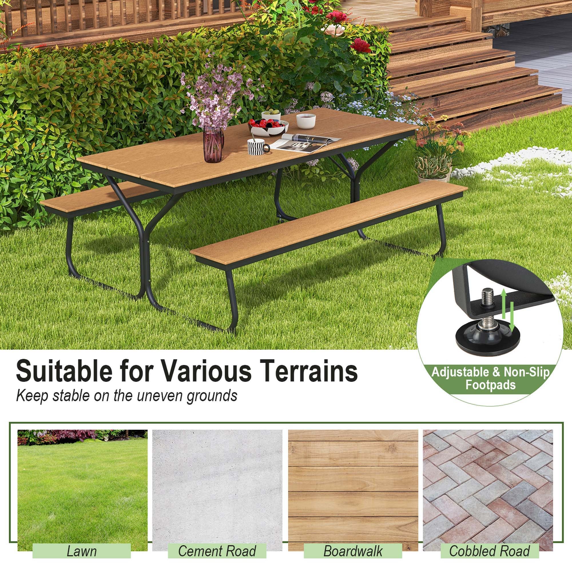Costway NP11192BN+ benches - View #3