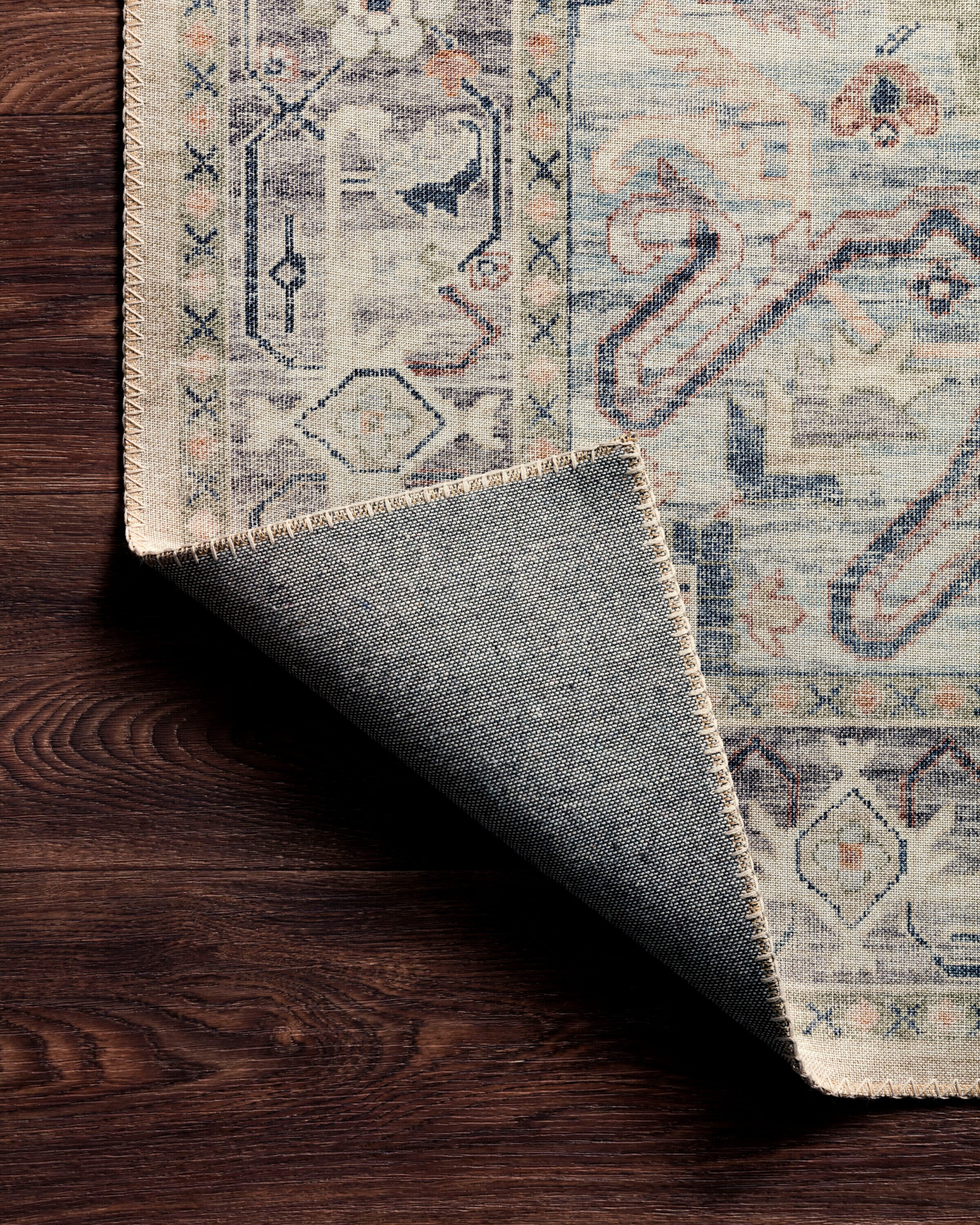 Elysian Ivory Oriental 9' x 12' Flat Woven Synthetic Rug