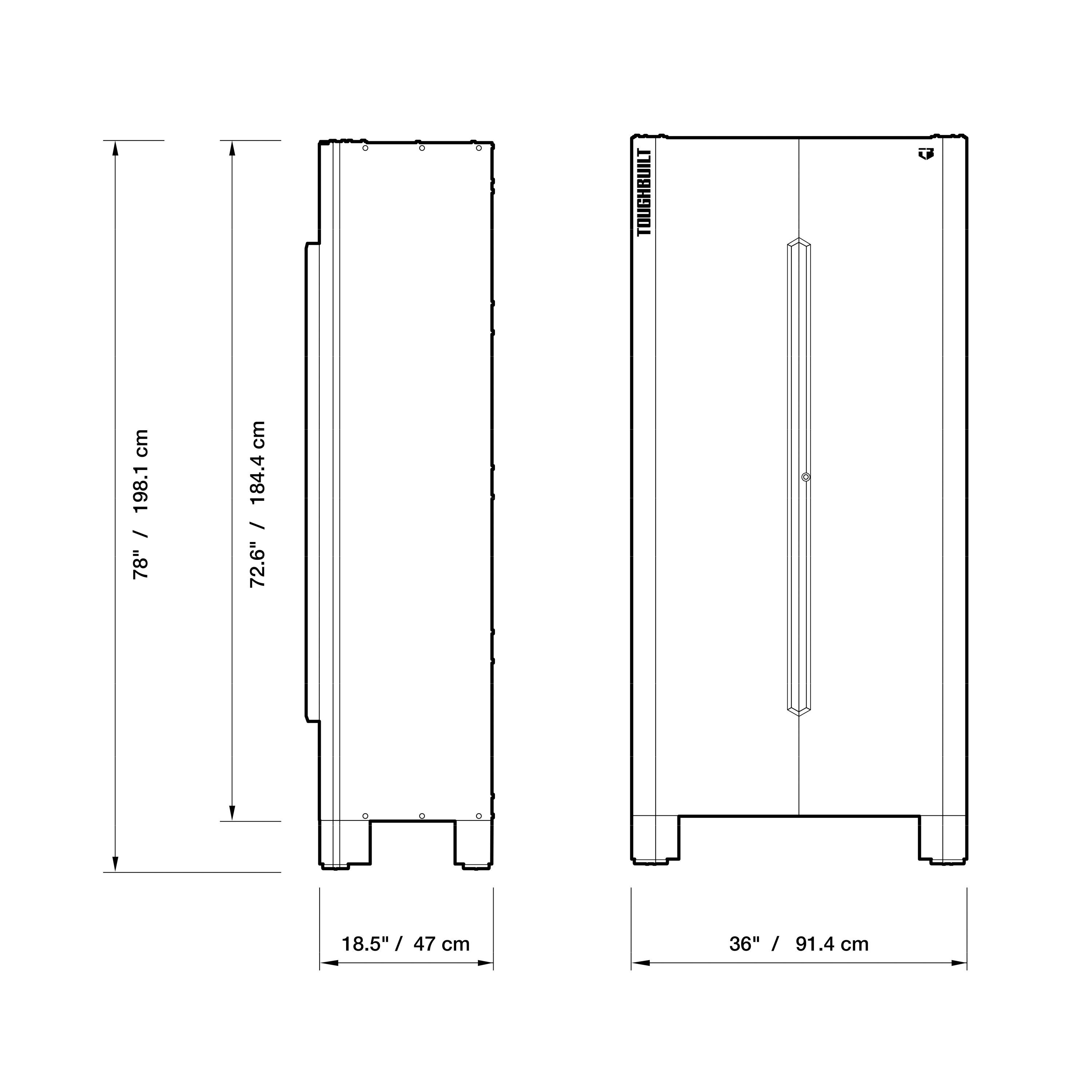 TOUGHBUILT TB-G1-F36 Garage-Cabinets - View #19