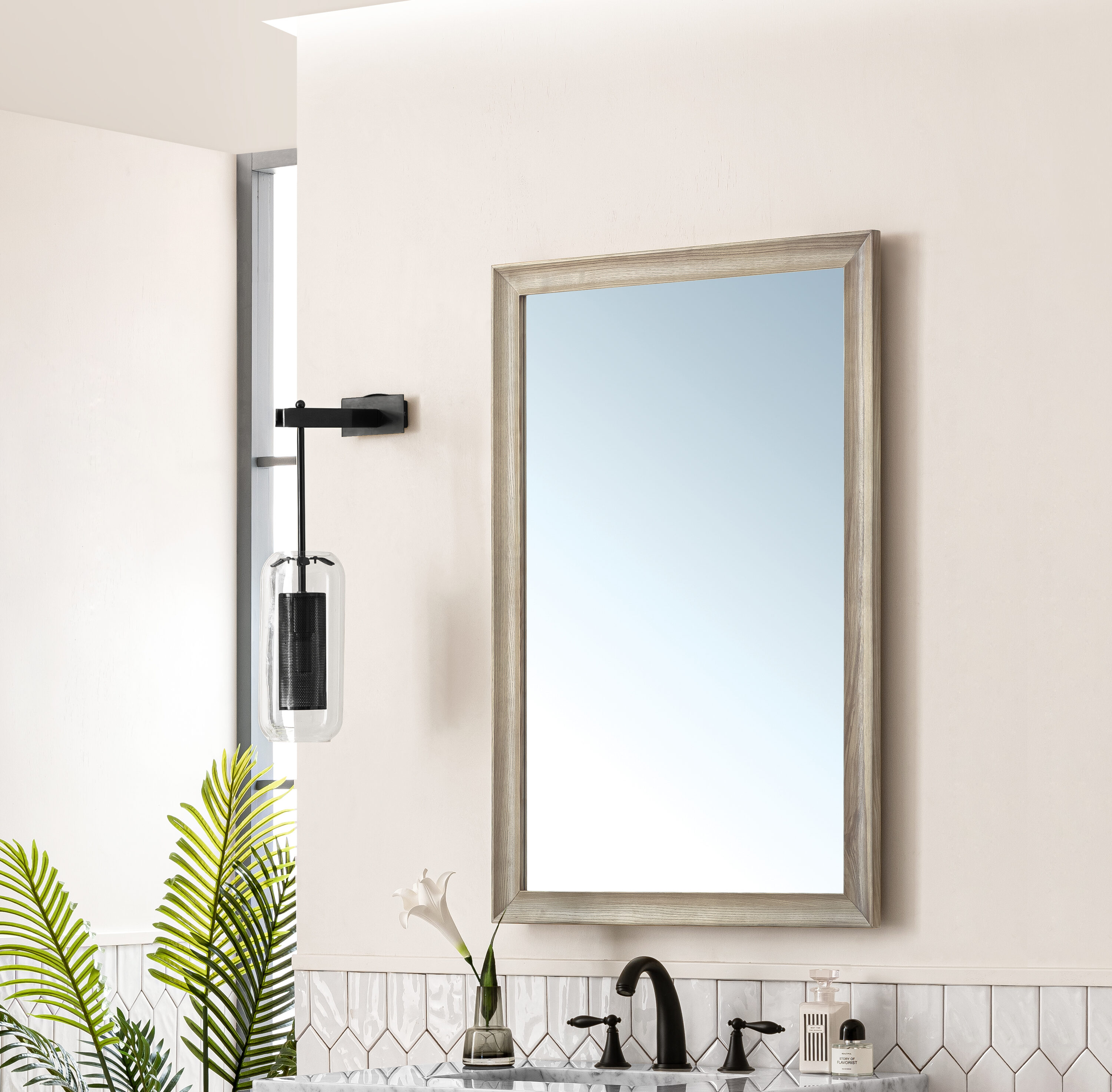 James Martin Vanities 735-M26-WWO Framed-Bath-Mirrors - View #4