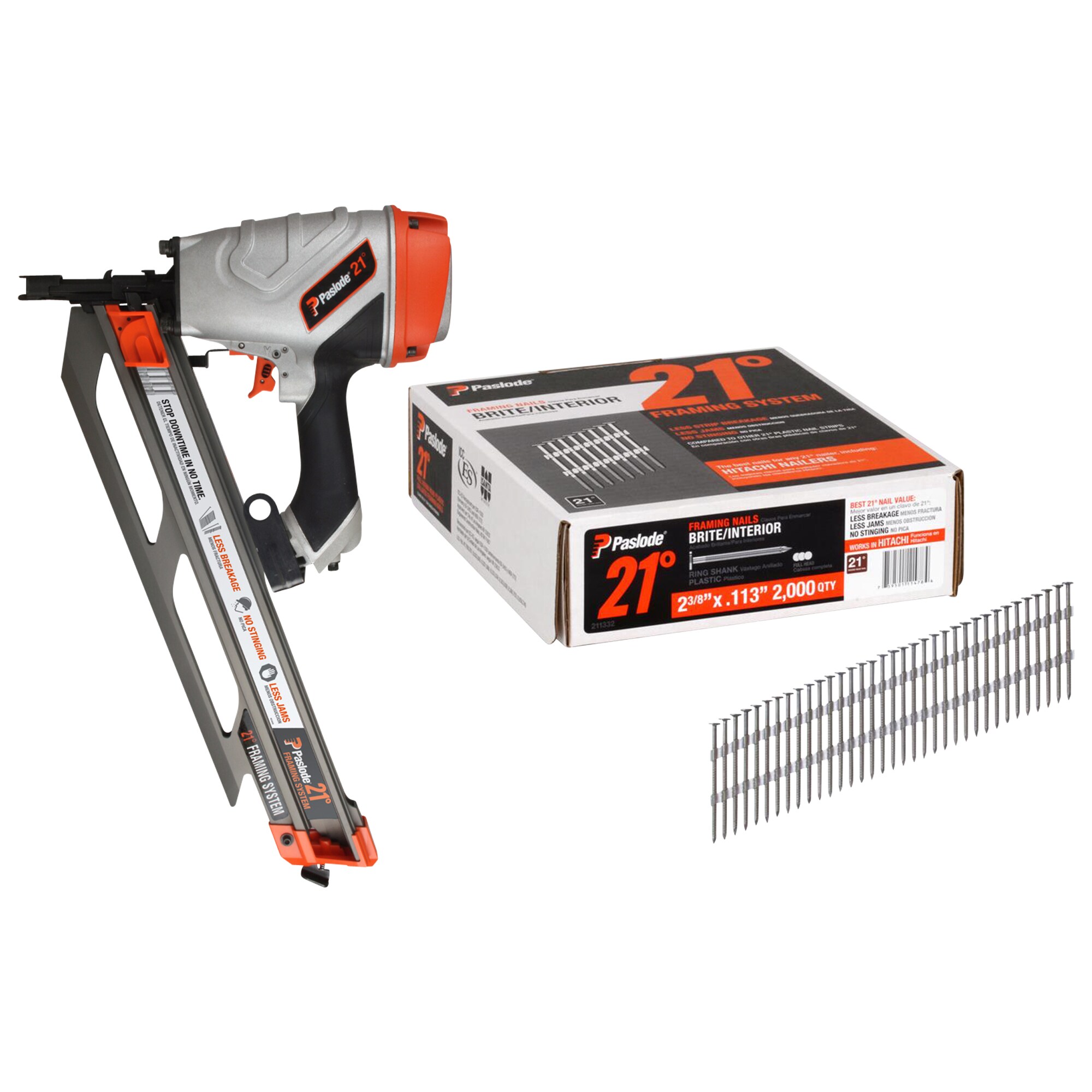 Paslode 21 degree framing nailer sale