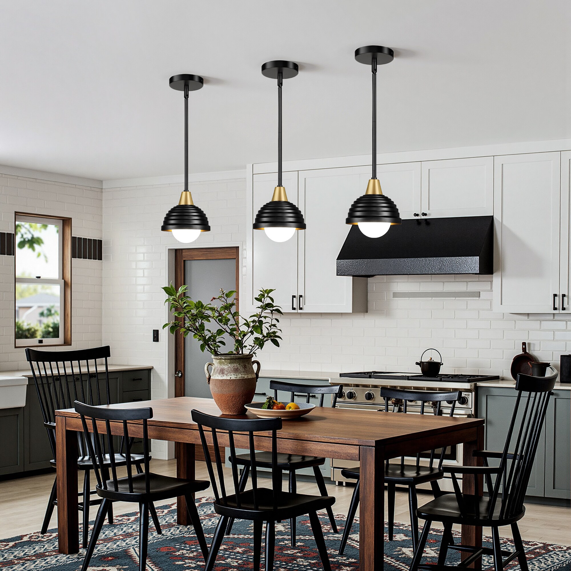 KAISITE 8237PL-01BG-US-3P Pendant-Lights - View #3