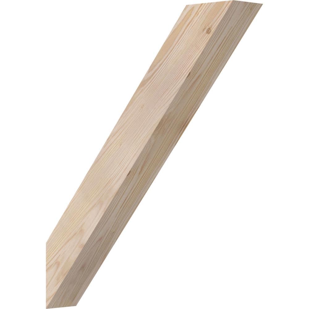 Ekena Millwork BRC04X20X24TRA00SDF 3-1/2-in x 20-in x 24-in Douglas Fir Unfinished Wood Traditional Smooth