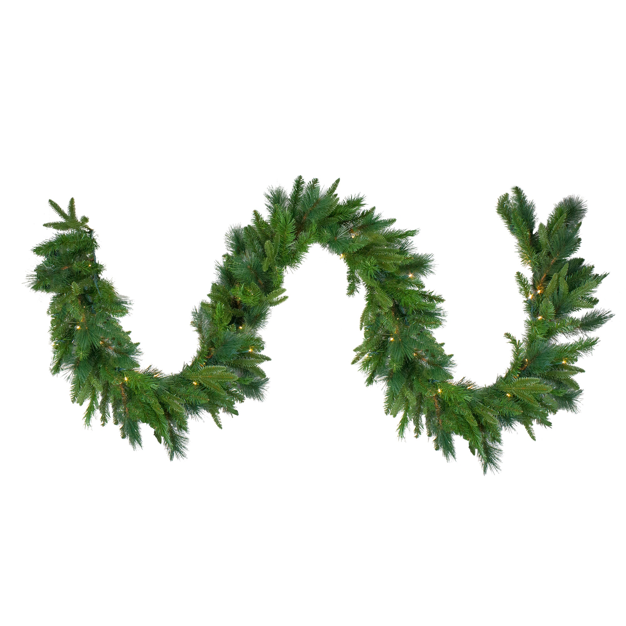 Northlight Indoor Pre-lit Electrical Outlet 9-ft Artificial Garland ...