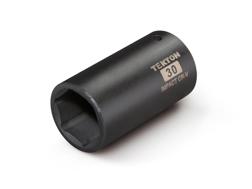 TEKTON 4930 Metric 1/2-in Drive 6-point 30-mm Deep Socket