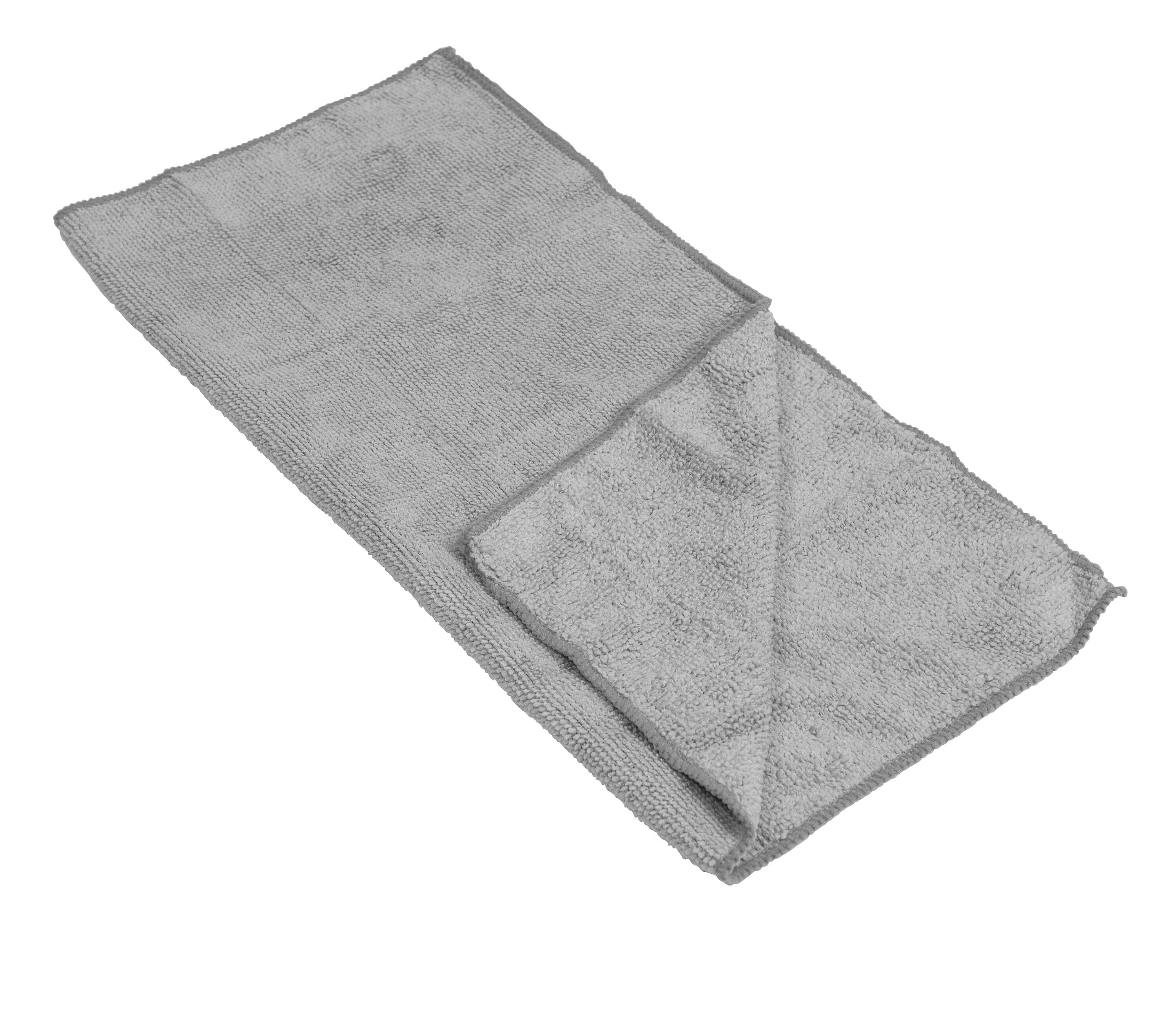 LIVAIA Microfiber Cleaning Cloth Set: 6 in Black, White & Grey, 0.91 H 12.2  L 8.66 W - Smith's Food and Drug