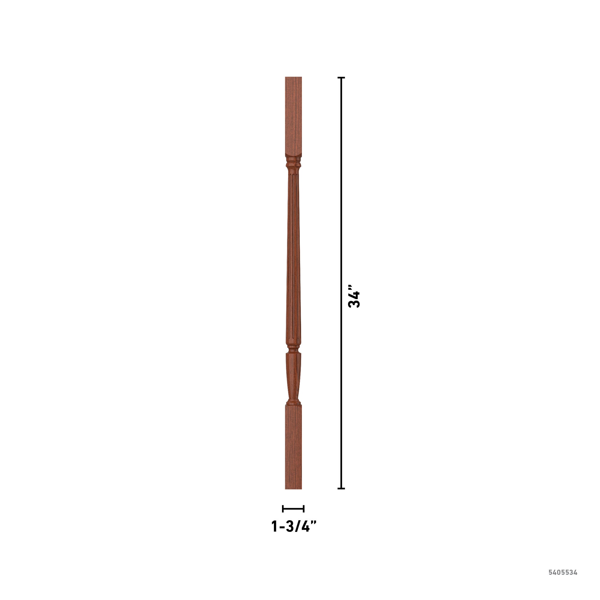 L.J. Smith Stair Systems LJF-2005-BRZC 34 Interior-Stairpart-Balusters - View #4