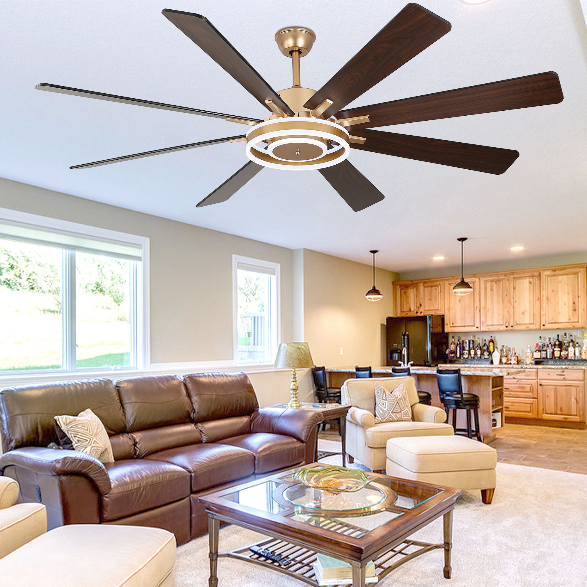 Oaks Decor DC7202-G Ceiling-Fans - View #4